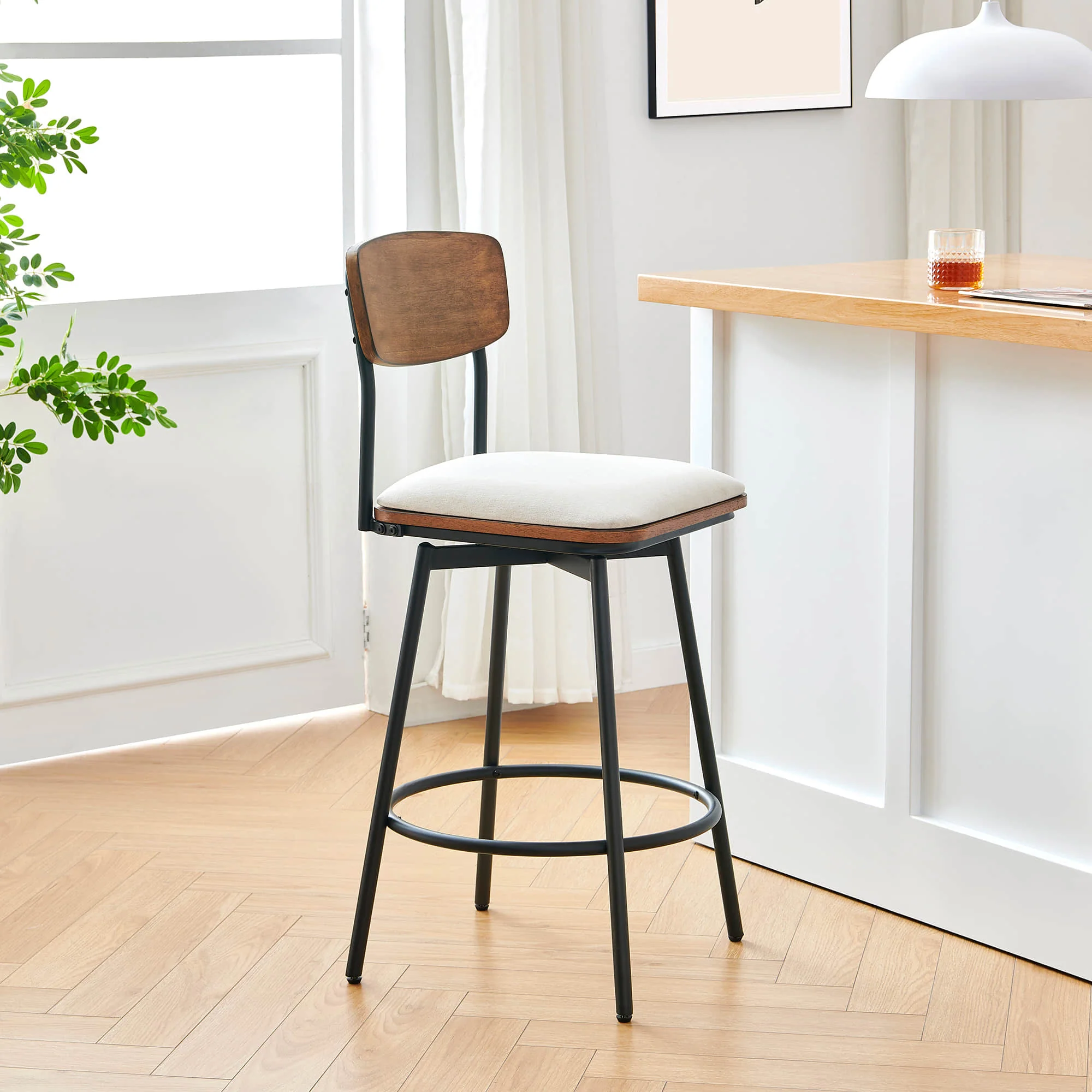 Aislinn Swivel Bar & Counter Stools - Image 5