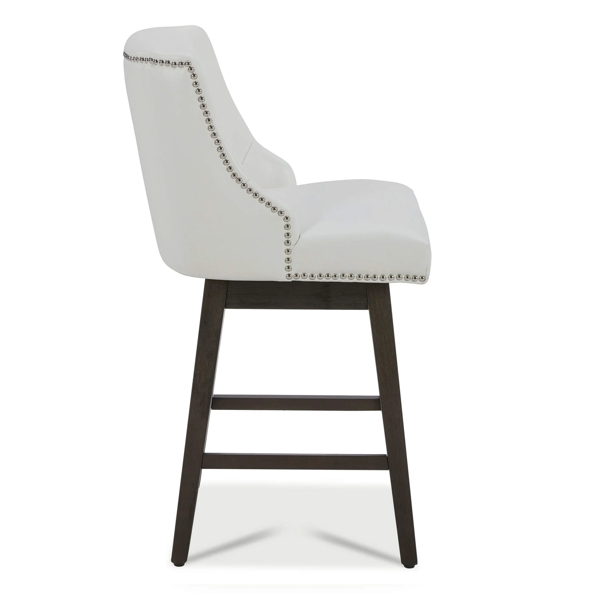 Asher Swivel Nailhead Trim Bar & Counter Stools - Image 139