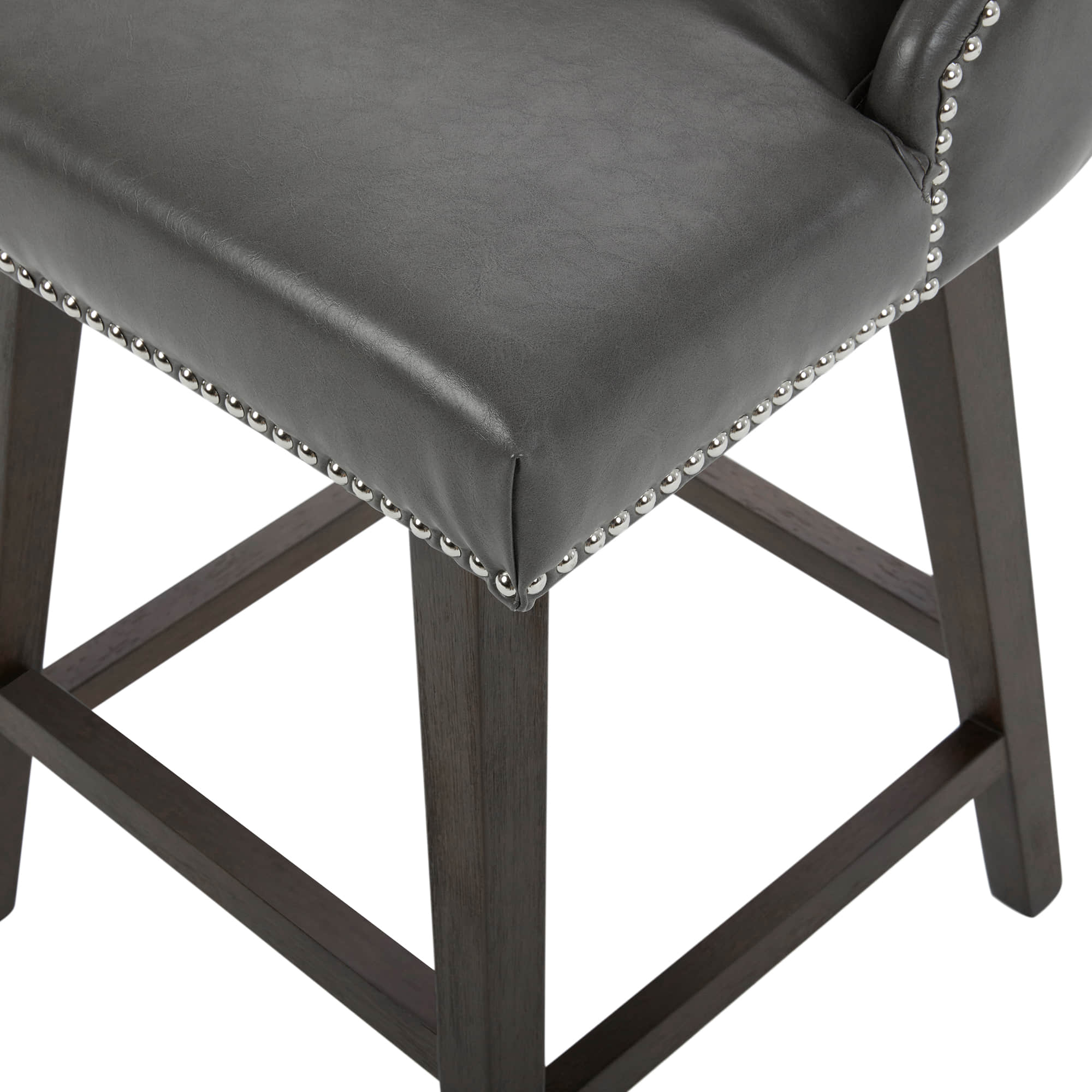 Asher Swivel Nailhead Trim Bar & Counter Stools - Image 27