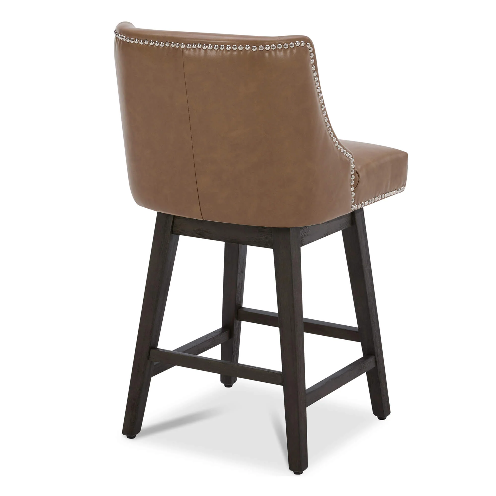 Asher Swivel Nailhead Trim Bar & Counter Stools - Image 31