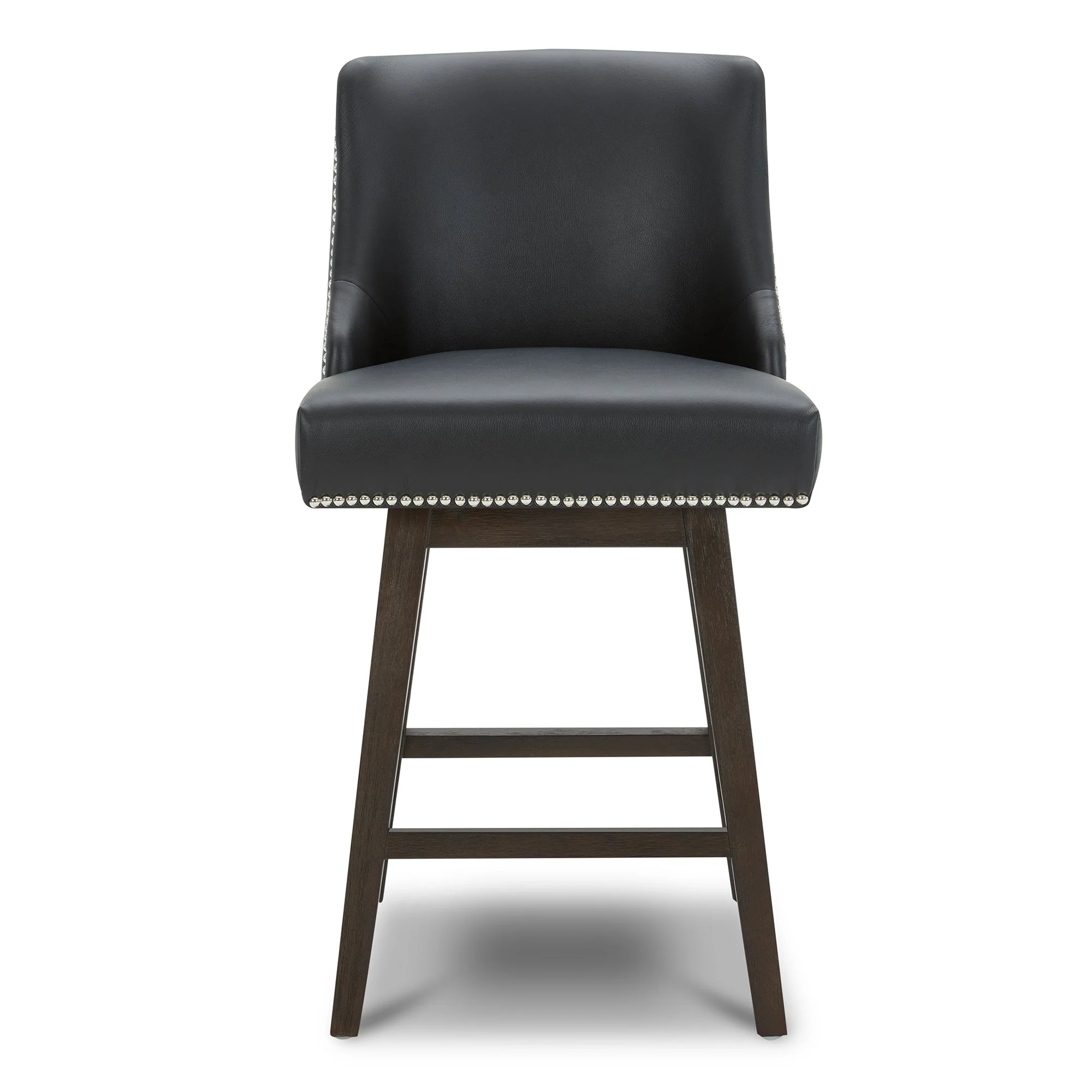 Asher Swivel Nailhead Trim Bar & Counter Stools - Image 38