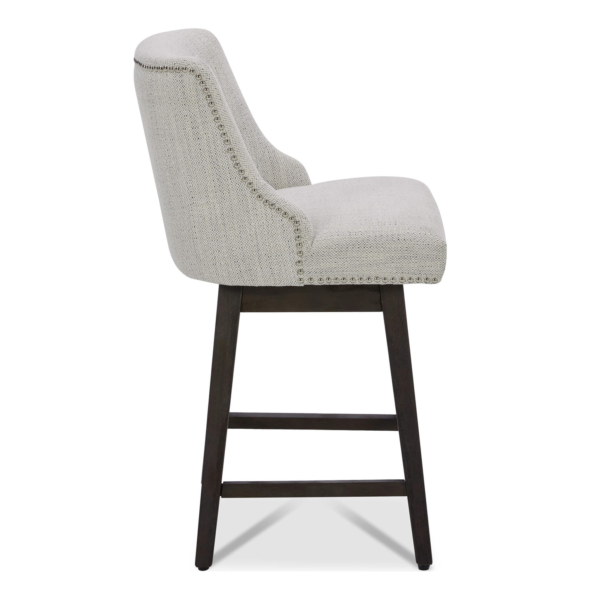 Asher Swivel Nailhead Trim Bar & Counter Stools - Image 4
