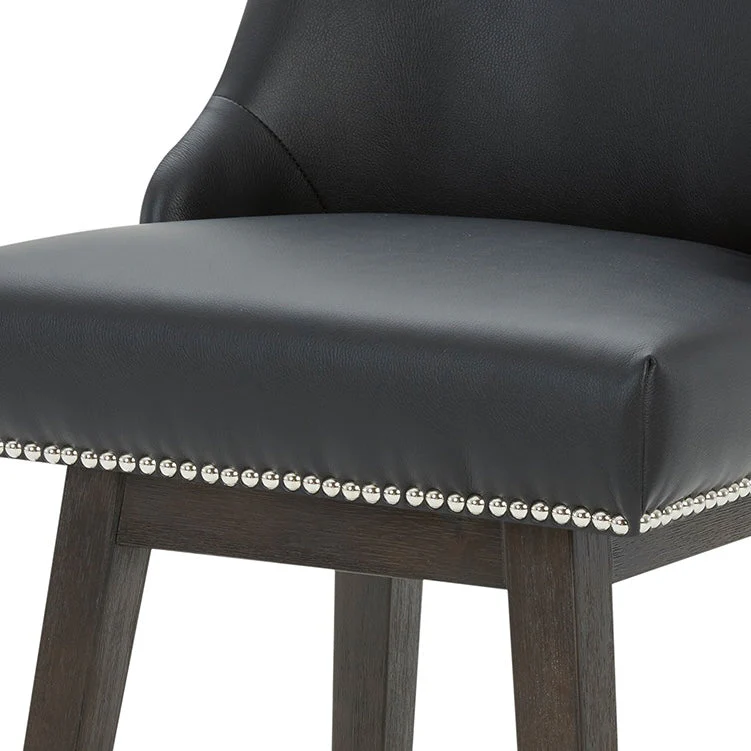 Asher Swivel Nailhead Trim Bar & Counter Stools - Image 40