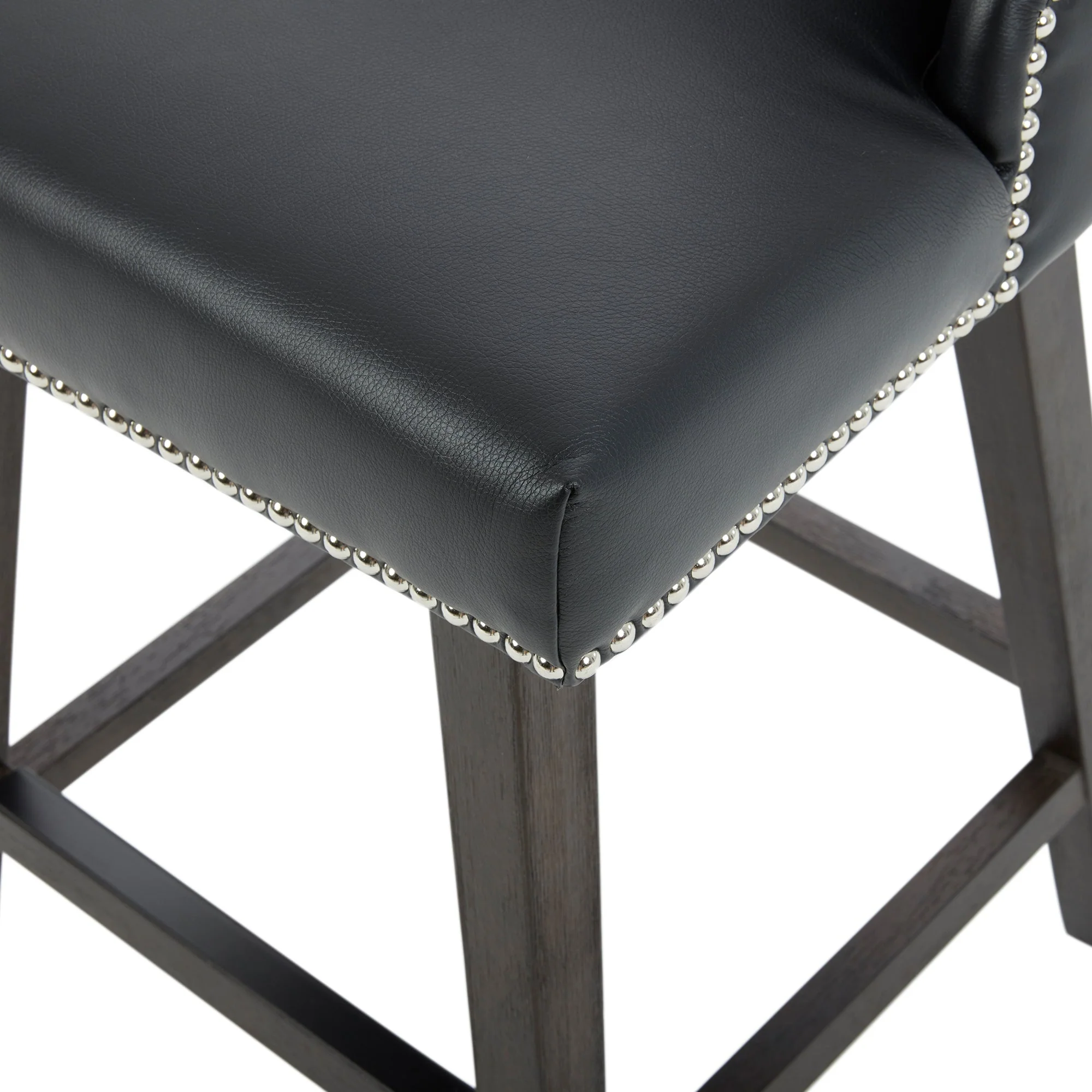Asher Swivel Nailhead Trim Bar & Counter Stools - Image 43