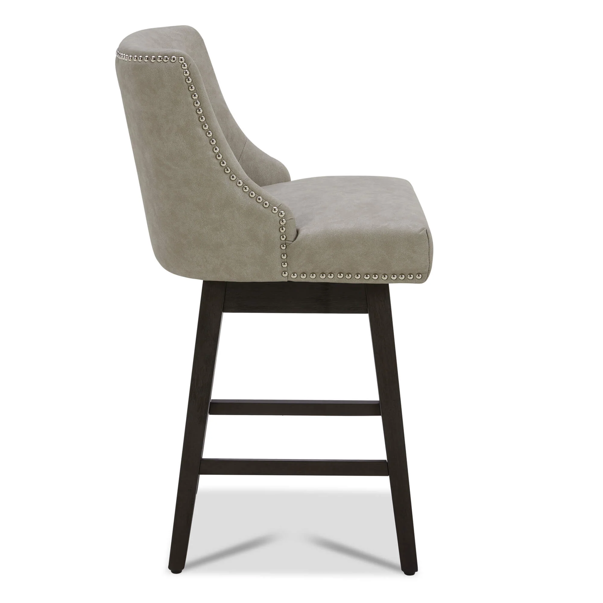Asher Swivel Nailhead Trim Bar & Counter Stools - Image 64