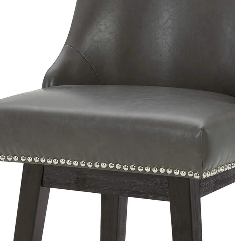 Asher Swivel Nailhead Trim Bar & Counter Stools - Image 76