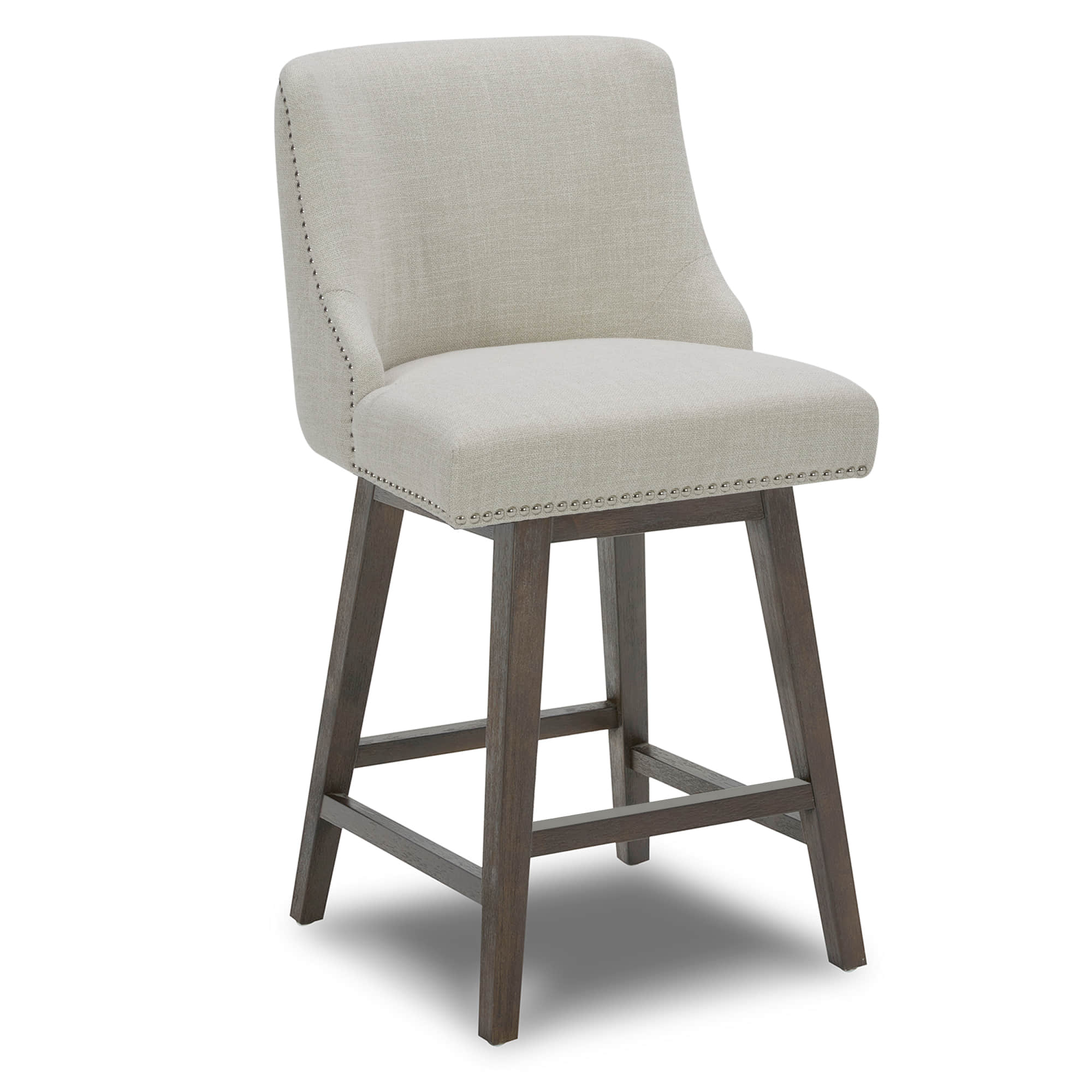 Asher Swivel Nailhead Trim Bar & Counter Stools - Image 8