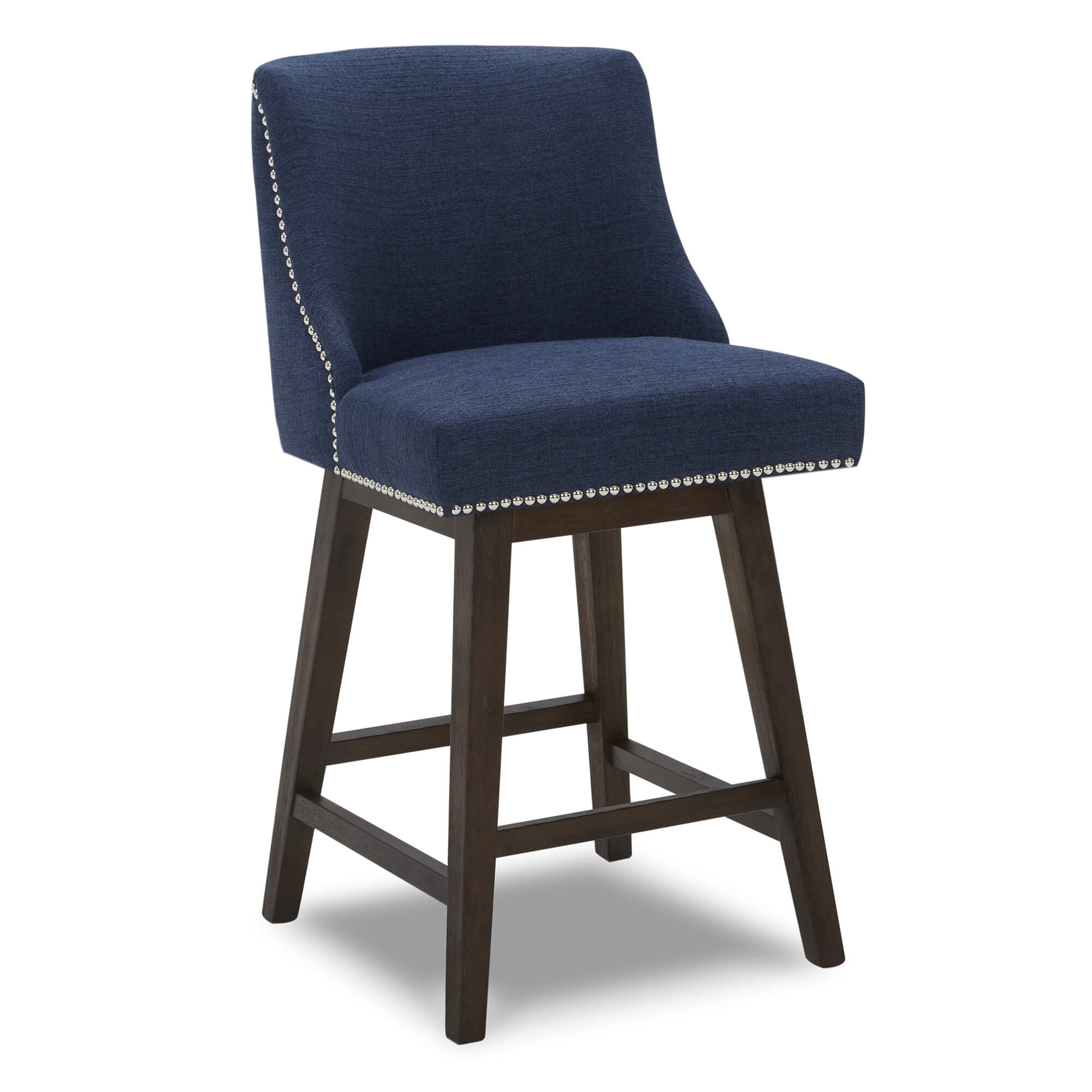 Asher Swivel Nailhead Trim Bar & Counter Stools - Image 82
