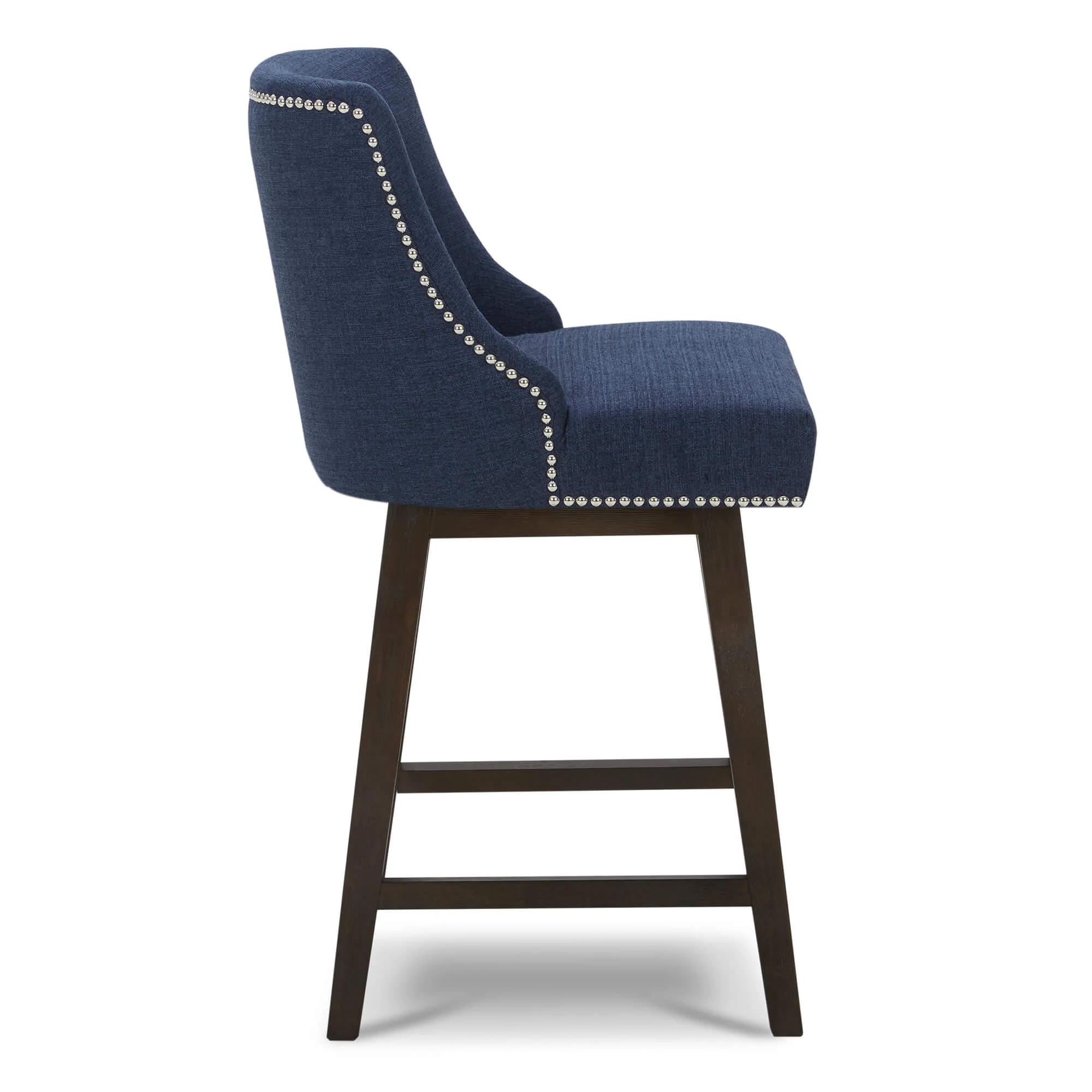 Asher Swivel Nailhead Trim Bar & Counter Stools - Image 84