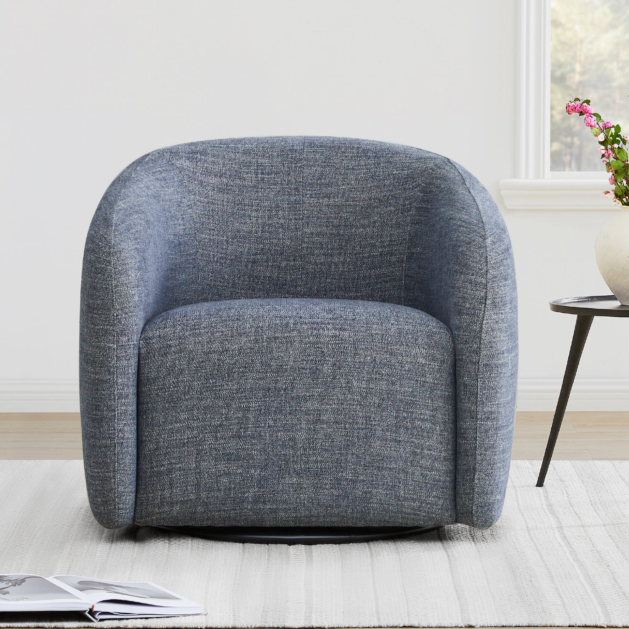Bella Modern Swivel Accent Chair - Image 3