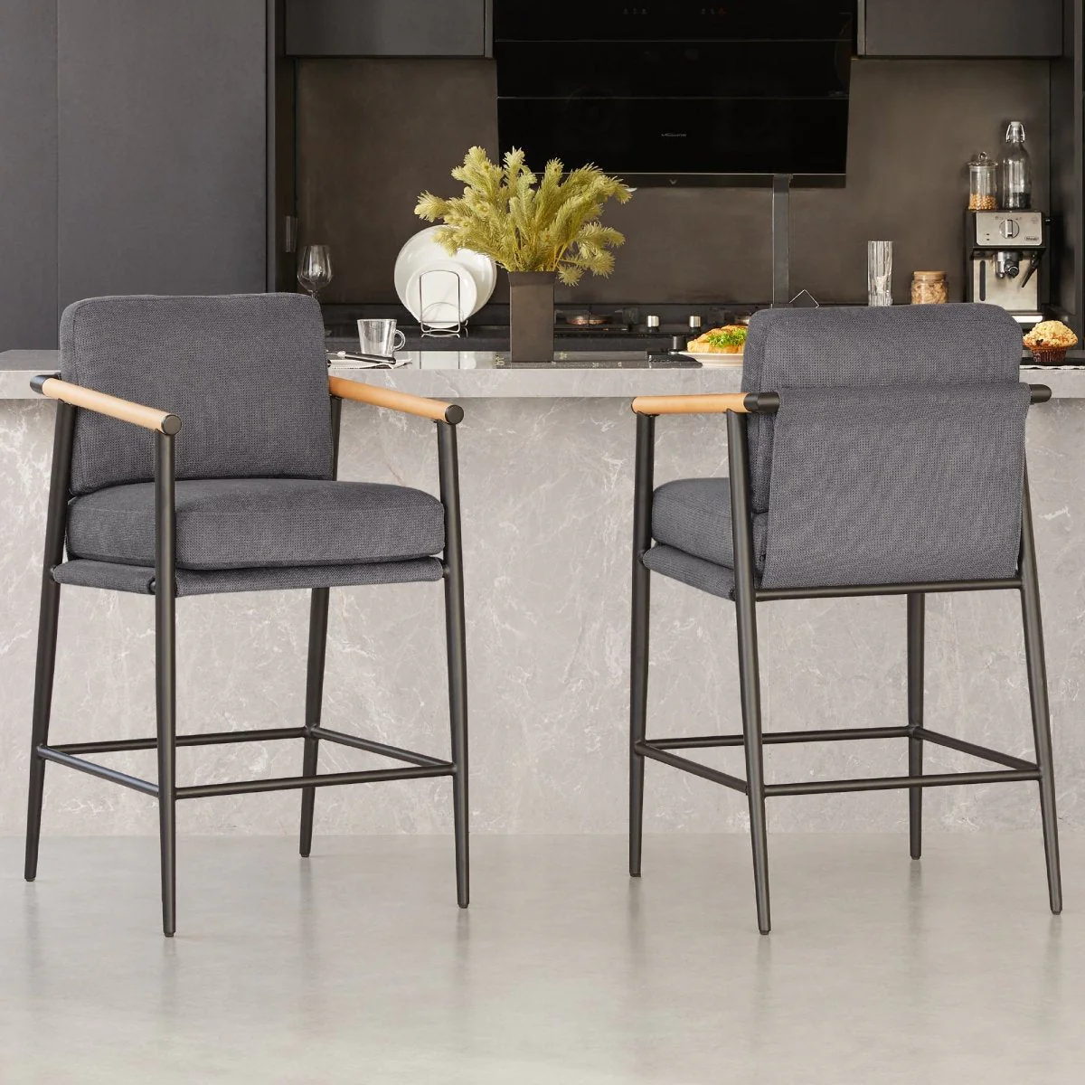 Charlotte Modern Counter Stool - Image 13