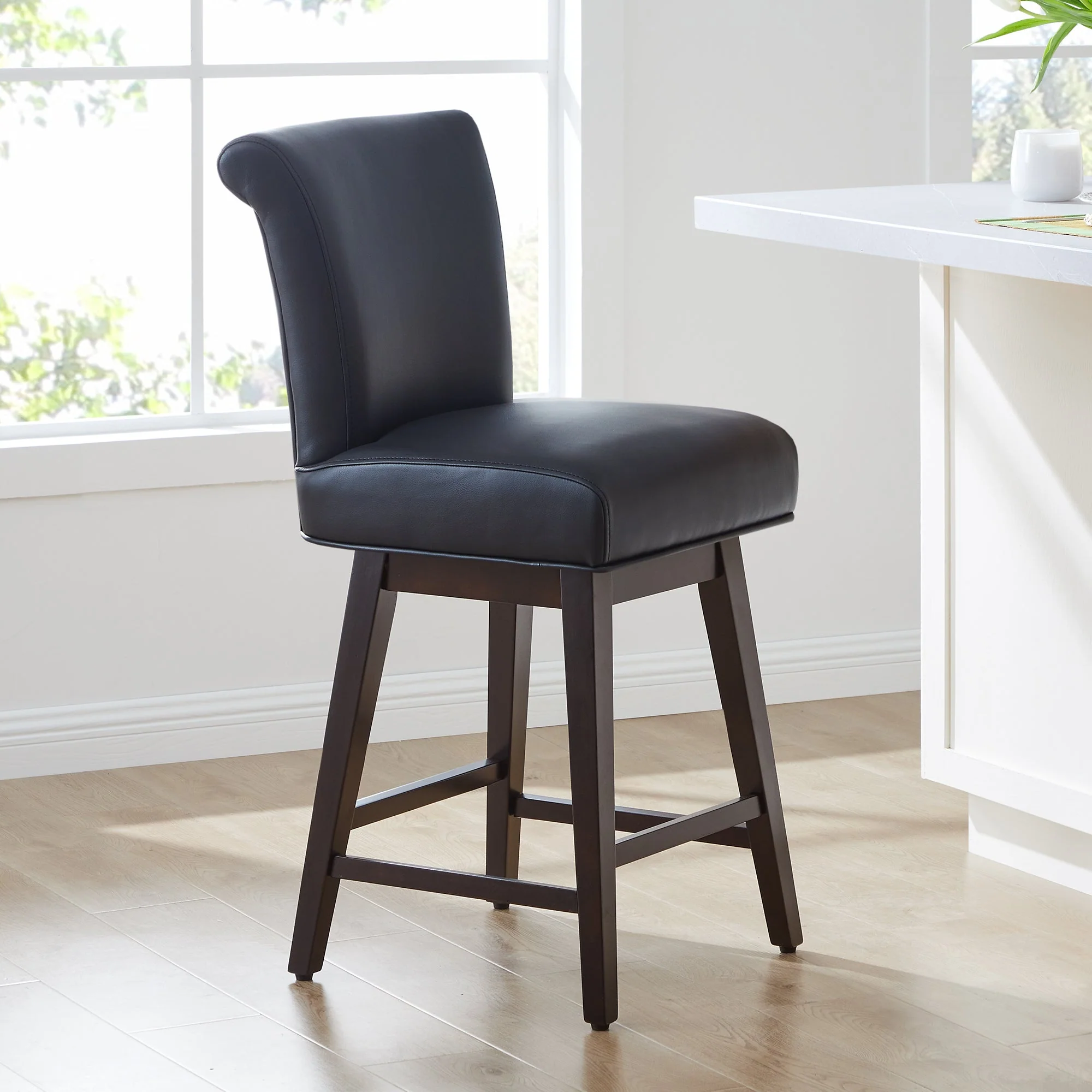 Alina Modern Swivel Bar & Counter Stool - Image 23