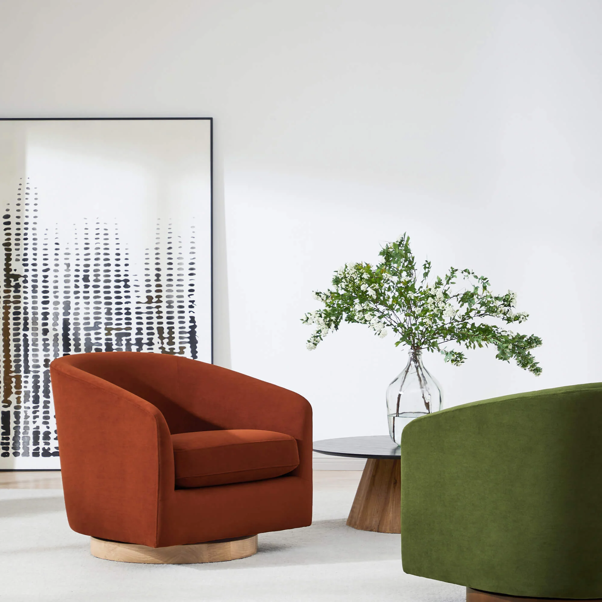 Wren Modern Swivel Accent Chair - Image 52