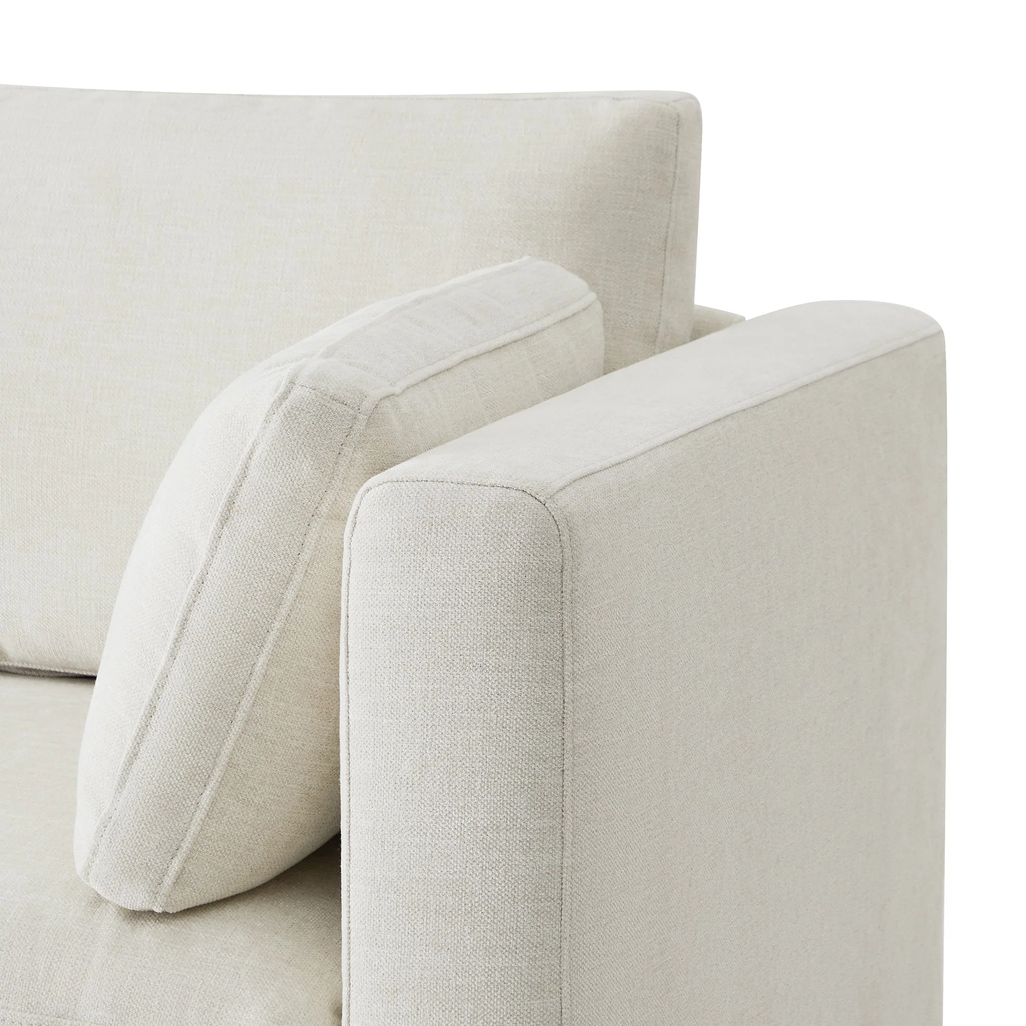 Delaney 5-Seat Modular Sofa Chaise with Storage Ottomans - Image 7