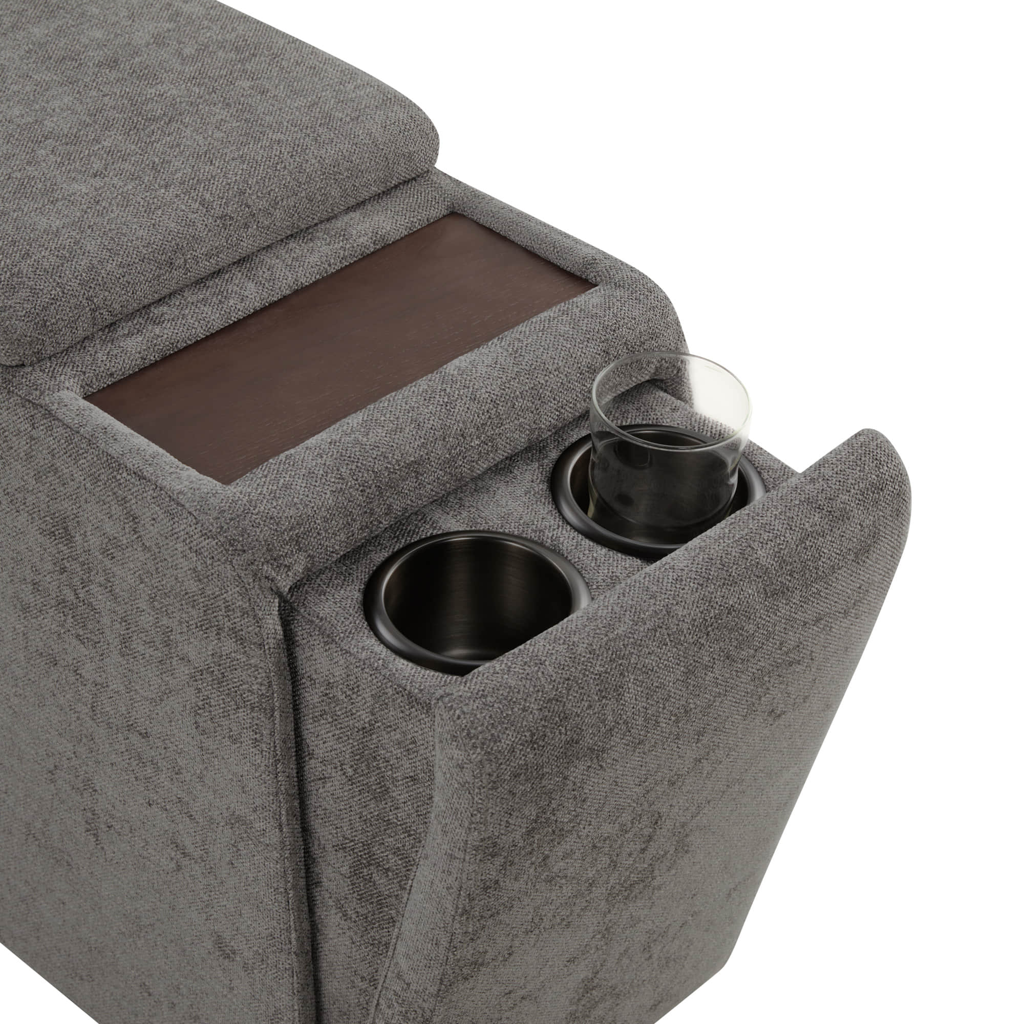 Delaney 6-Seat Modular Sofa Chaise with Storage Ottomans - Image 32