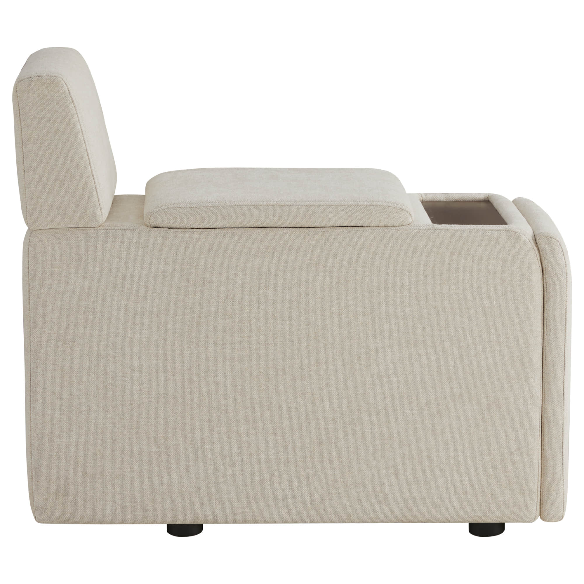 Delaney 4-Seat Modular Sofa Chaise with Storage Ottoman - Image 16