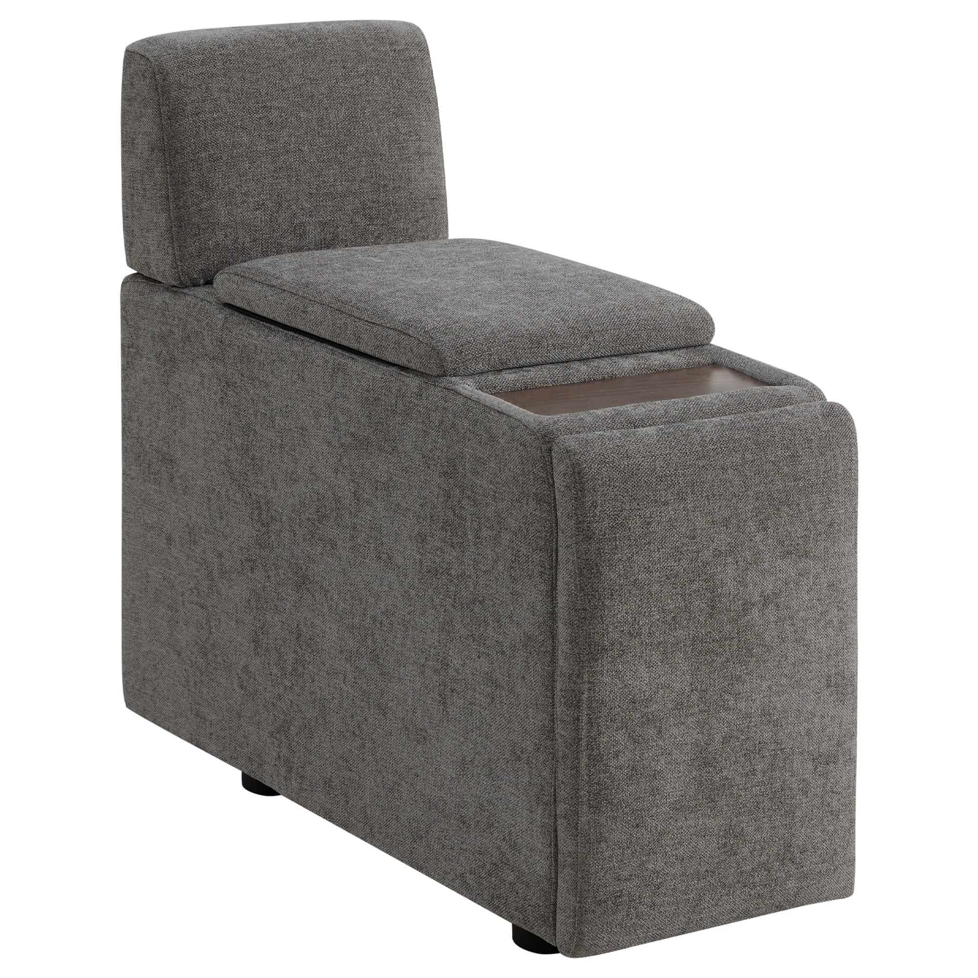 Delaney 4-Seat Modular Sofa Chaise with Storage Ottoman - Image 30
