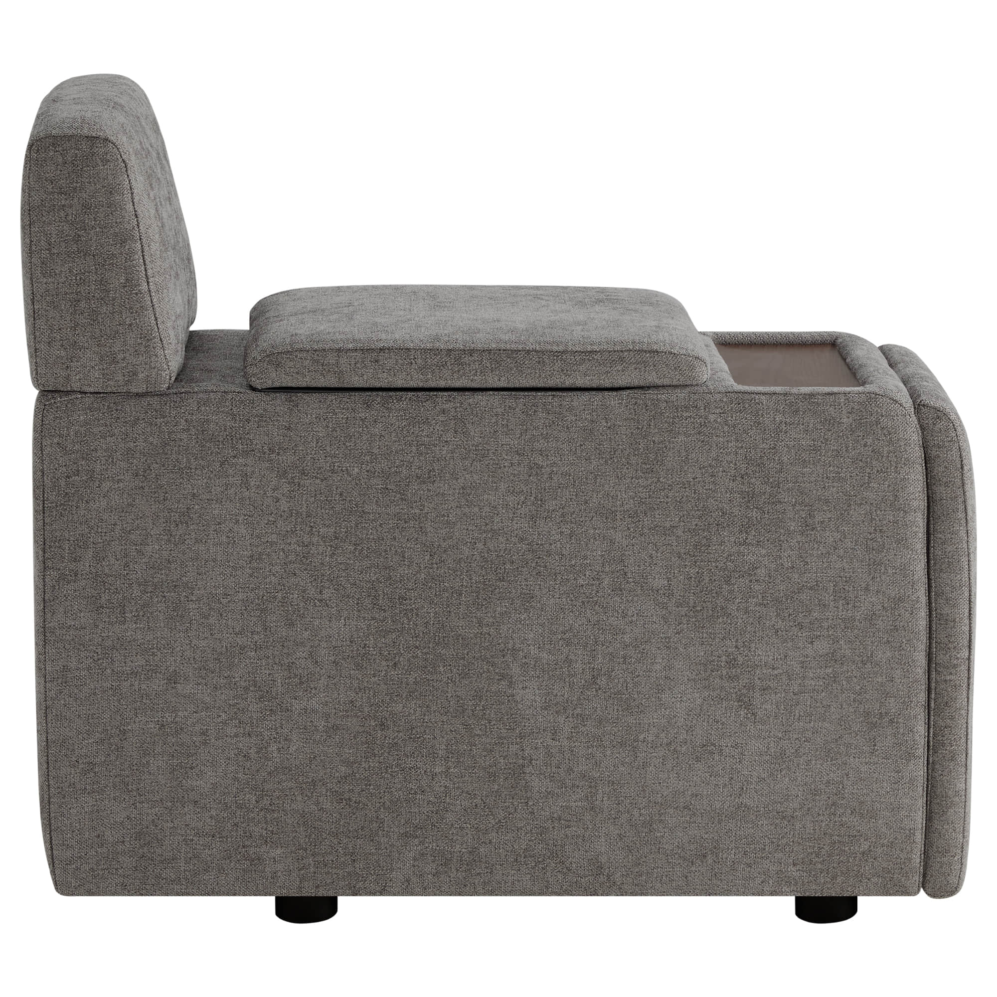 Delaney 4-Seat Modular Sofa Chaise with Storage Ottoman - Image 31