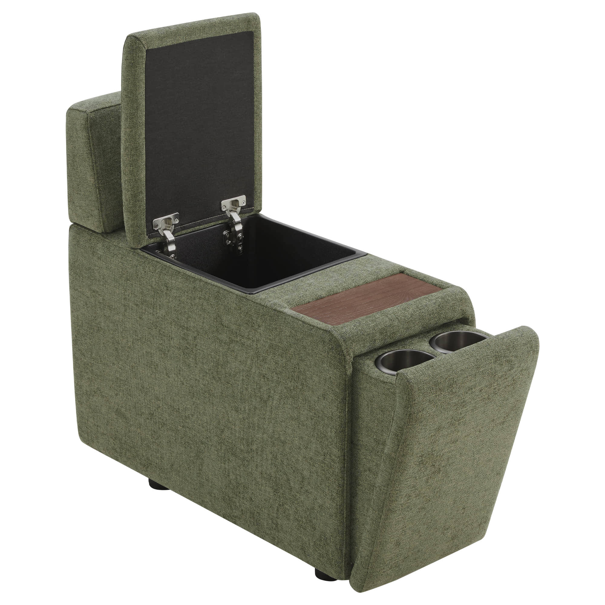 Delaney 4-Seat Modular Sofa Chaise with Storage Ottoman - Image 74