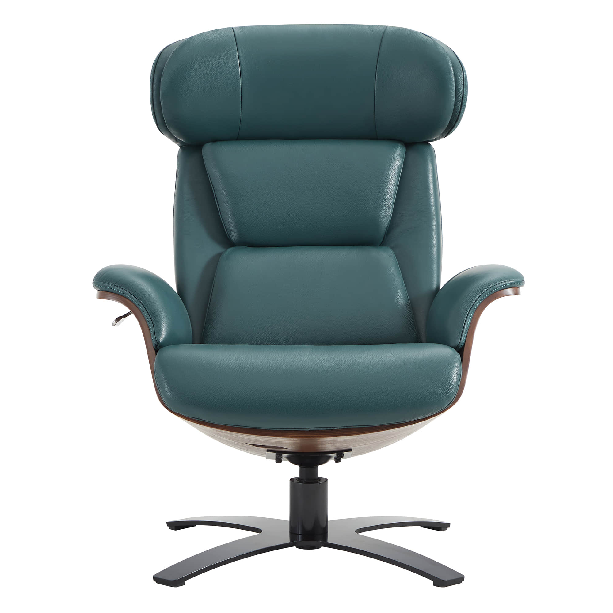 Elvin Leather Recliner & Ottoman - Image 16