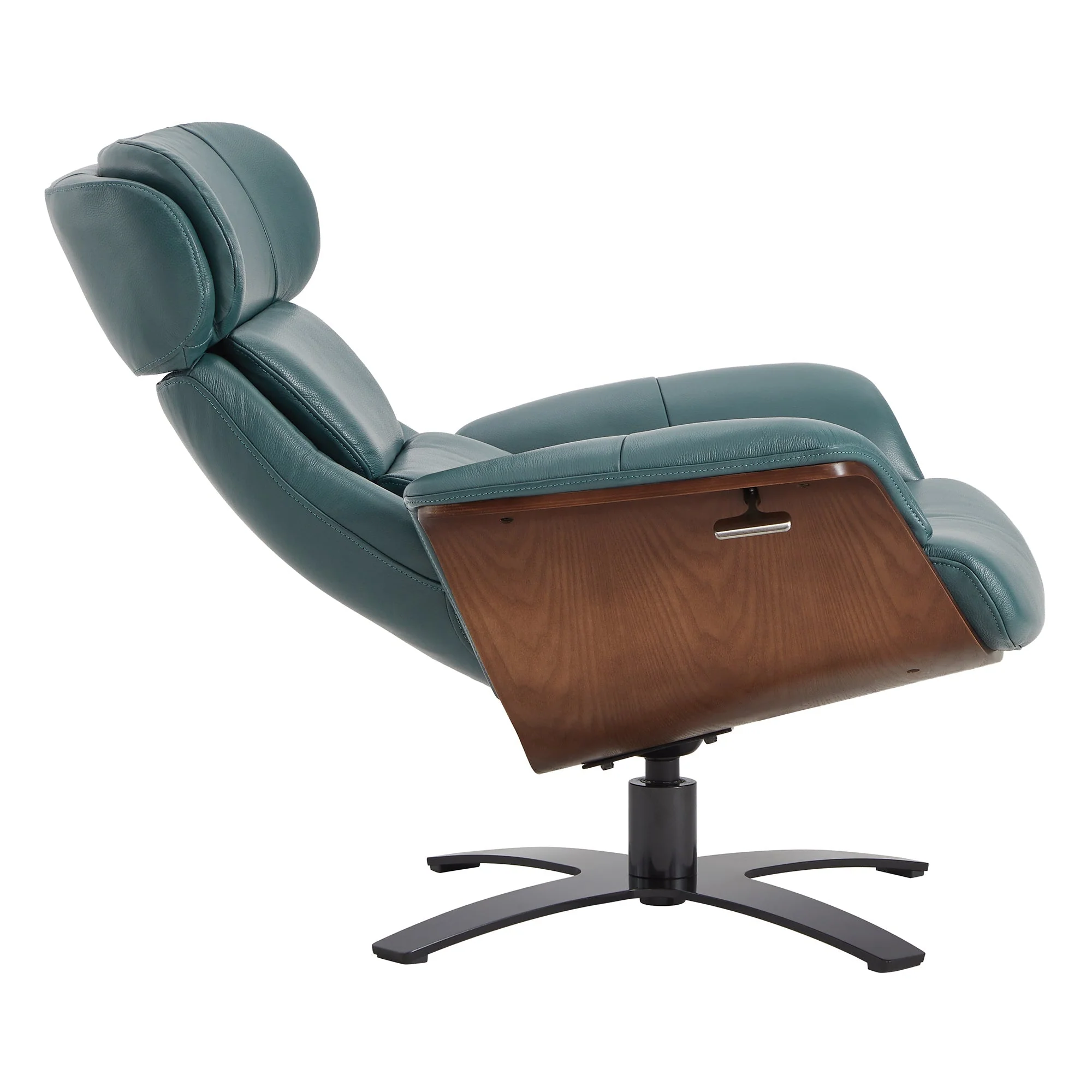 Elvin Leather Recliner & Ottoman - Image 18