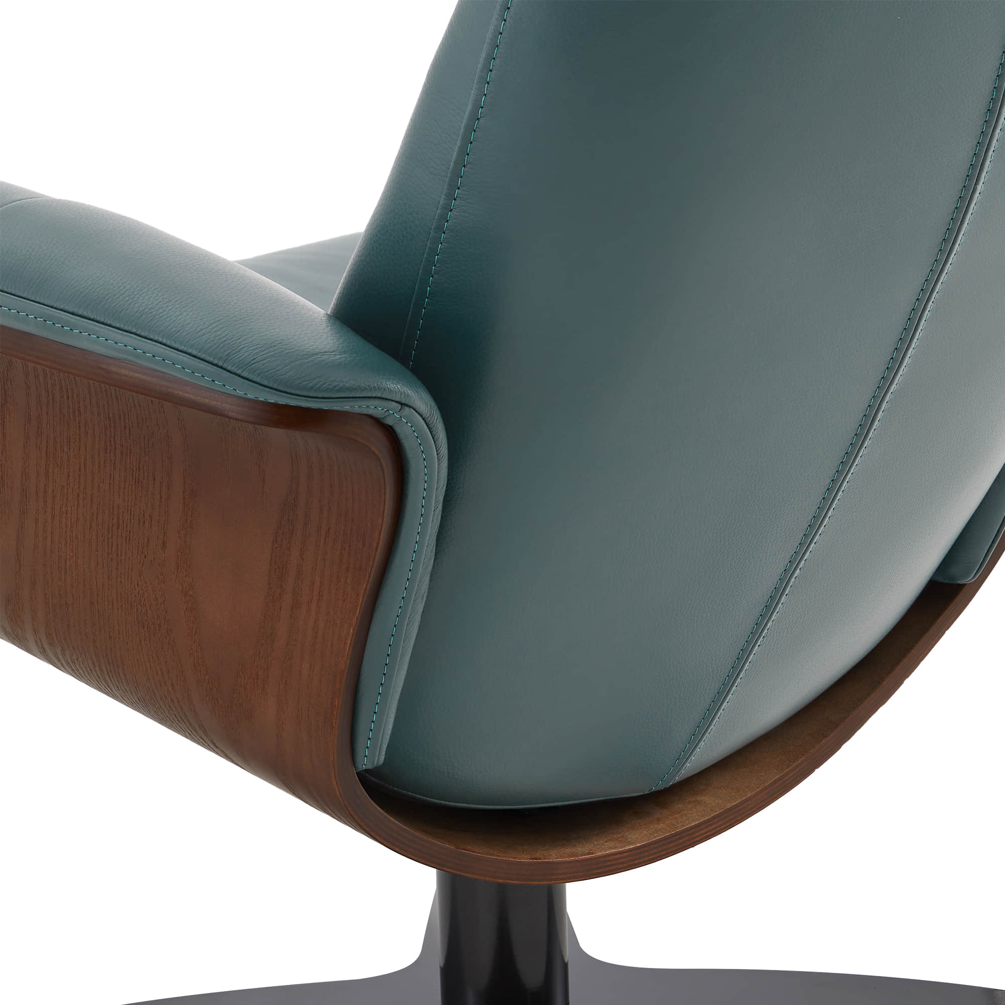 Elvin Leather Recliner & Ottoman - Image 23
