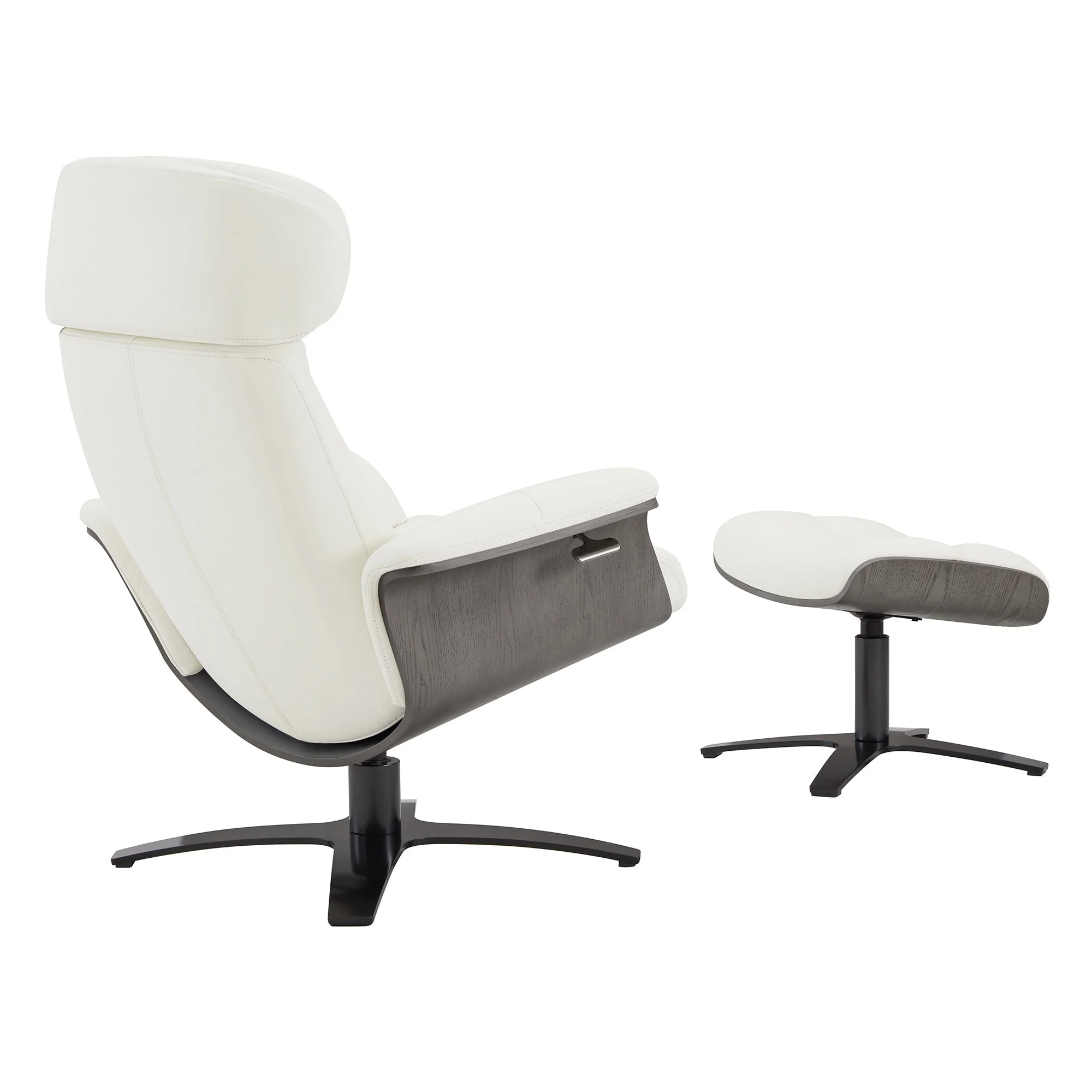 Elvin Leather Recliner & Ottoman - Image 37