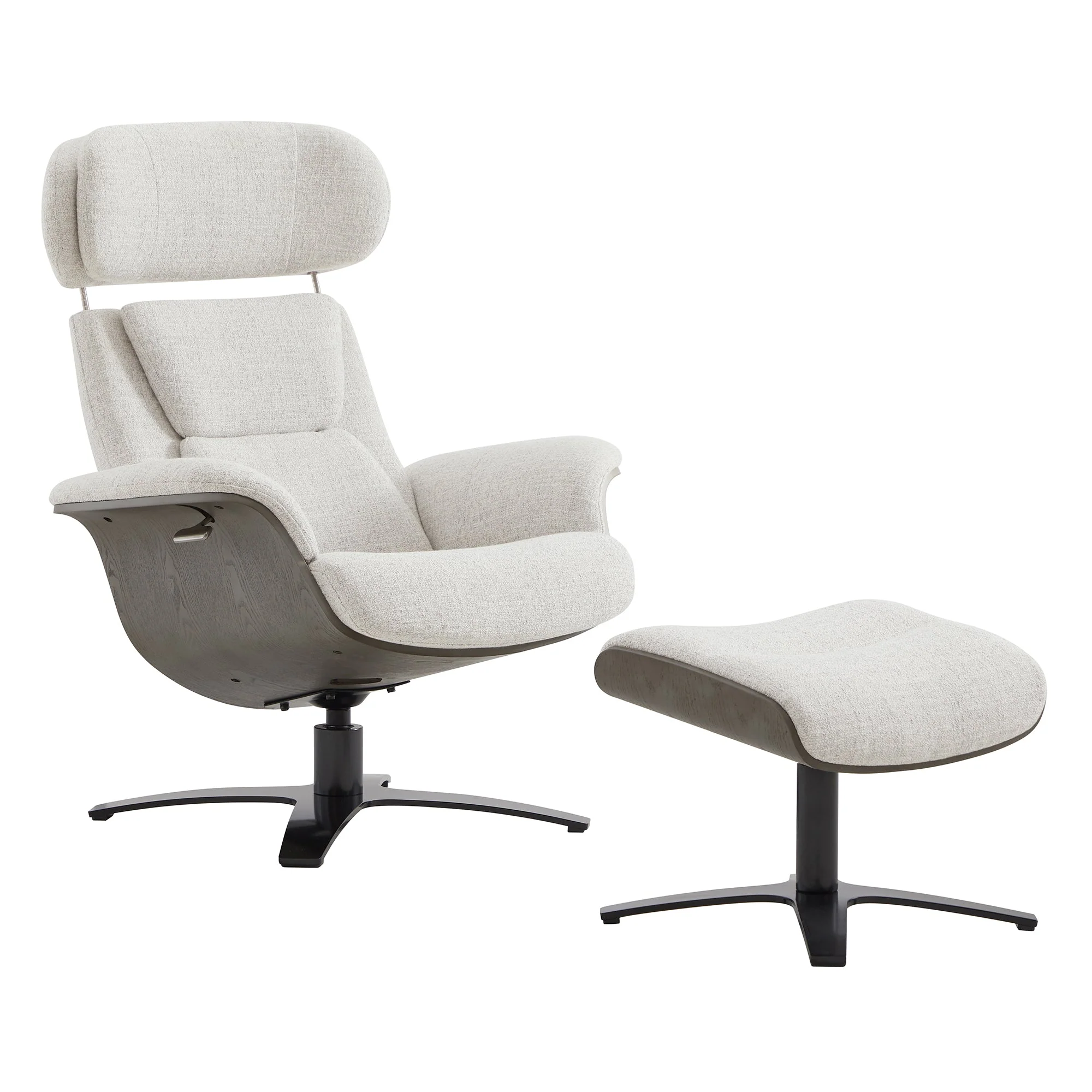Elvin Leather Recliner & Ottoman - Image 44