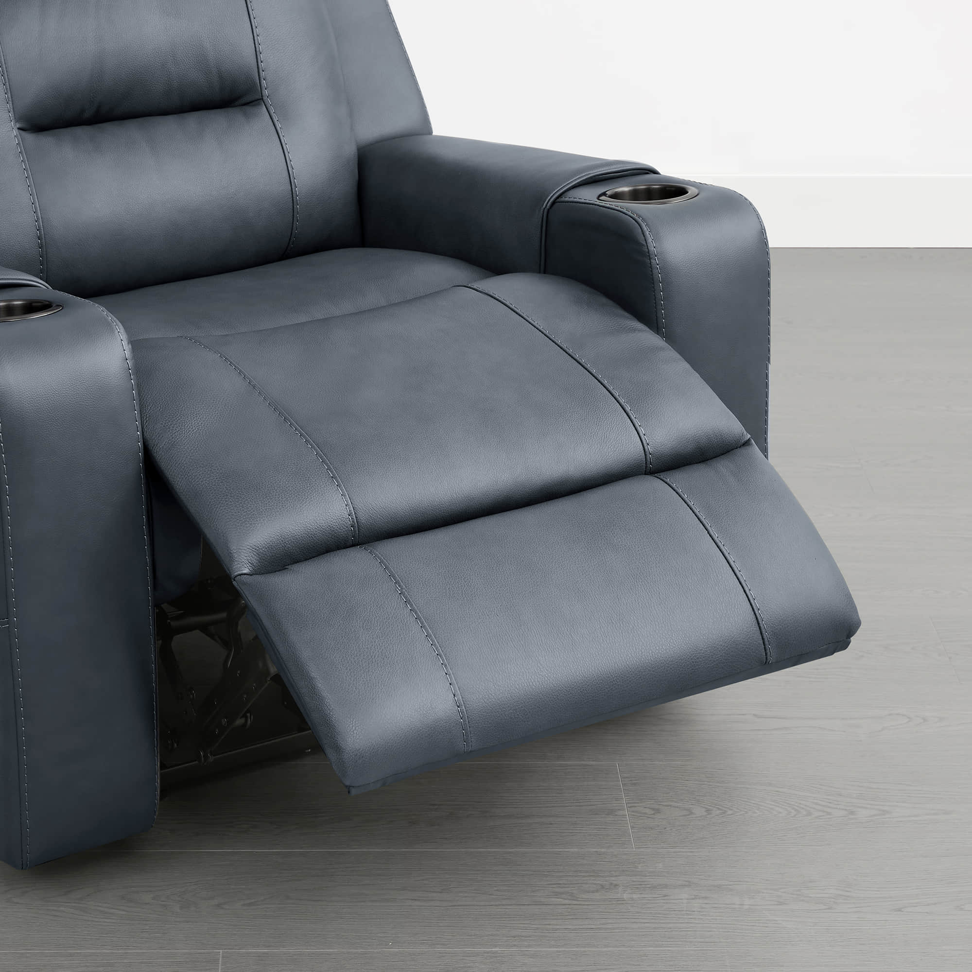 Garrison Genuine Leather Power Lay Flat Recliner with Power Headrest - Image 52
