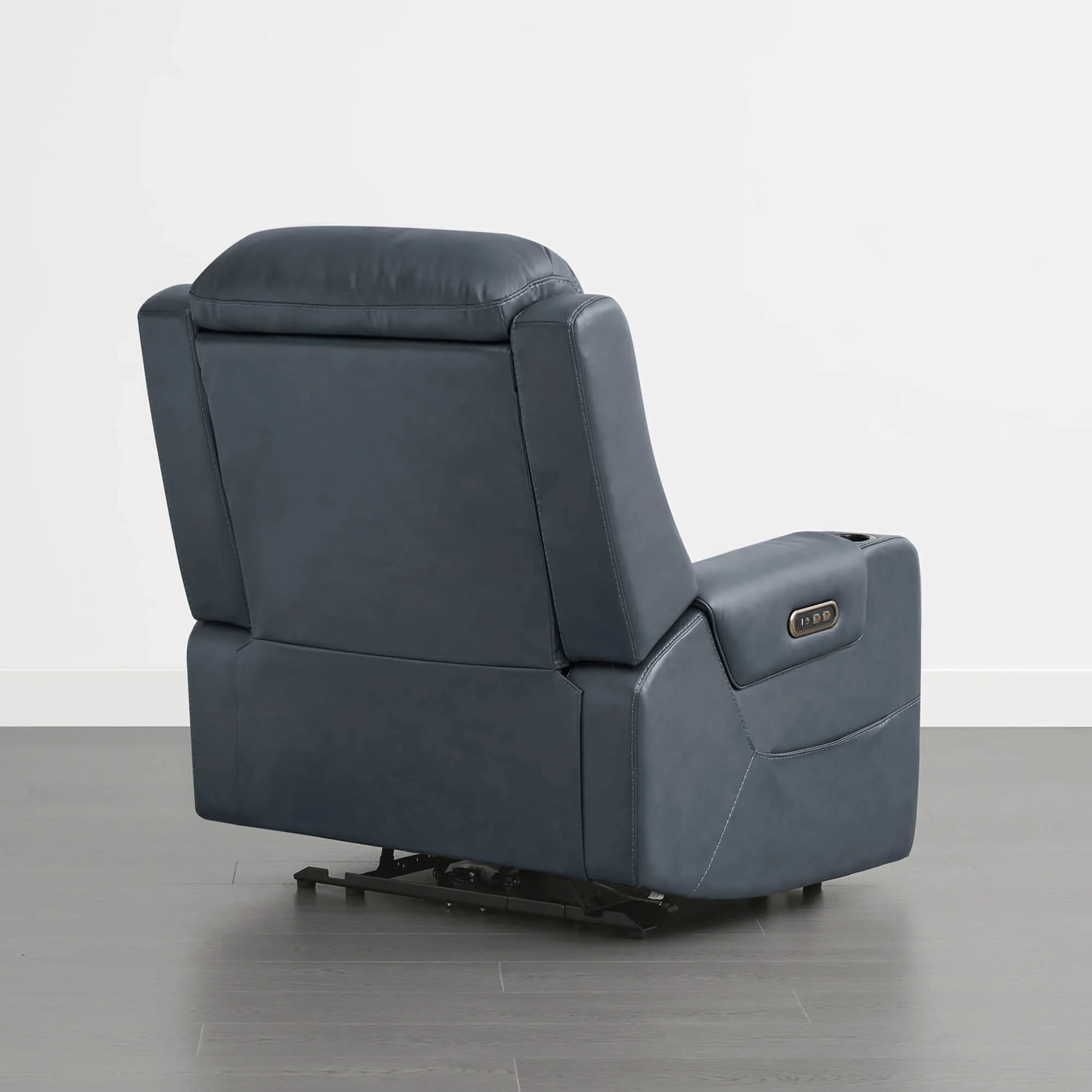 Garrison Genuine Leather Power Lay Flat Recliner with Power Headrest - Image 63