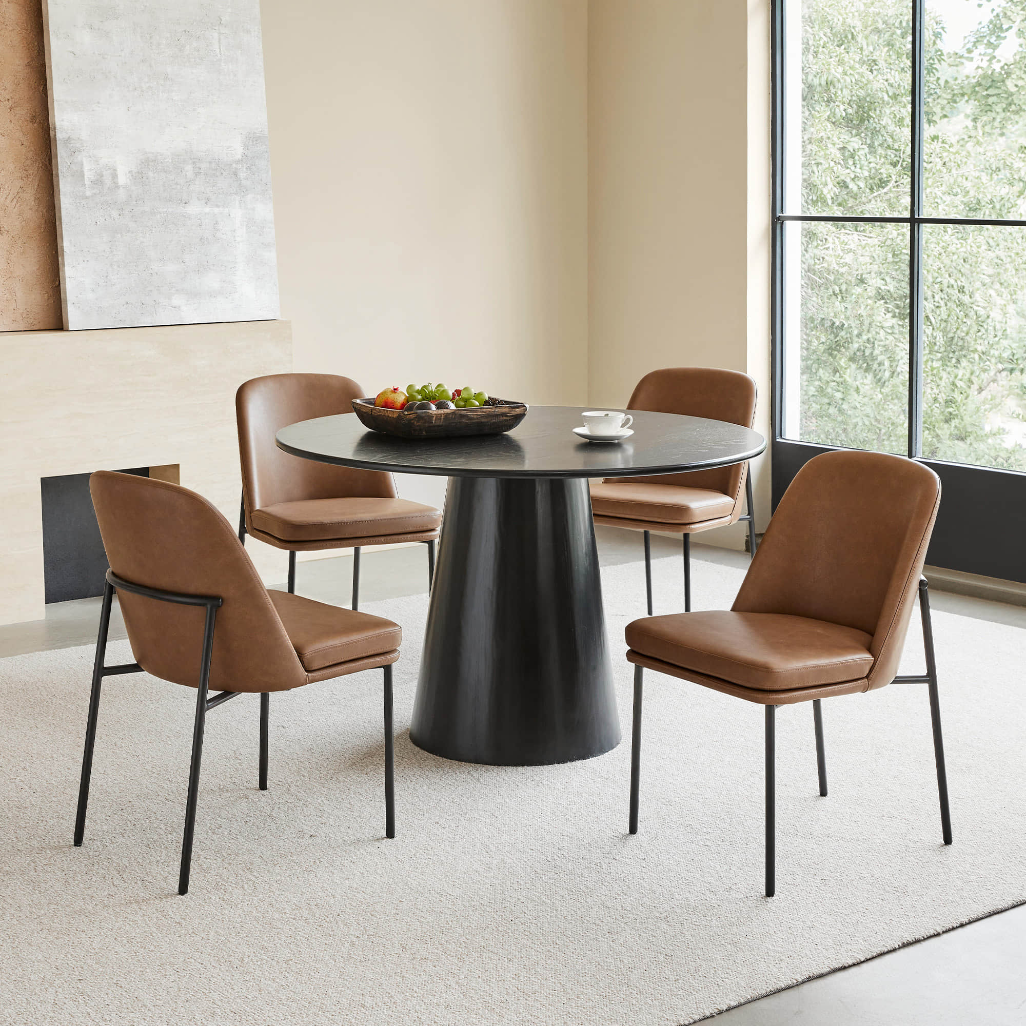 Golda Dining Chair With Metal Base - Image 31