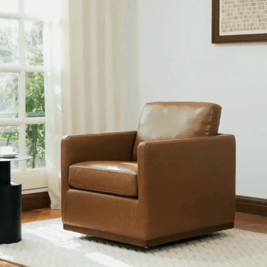 Henry Modern Swivel Accent Chair - Image 20