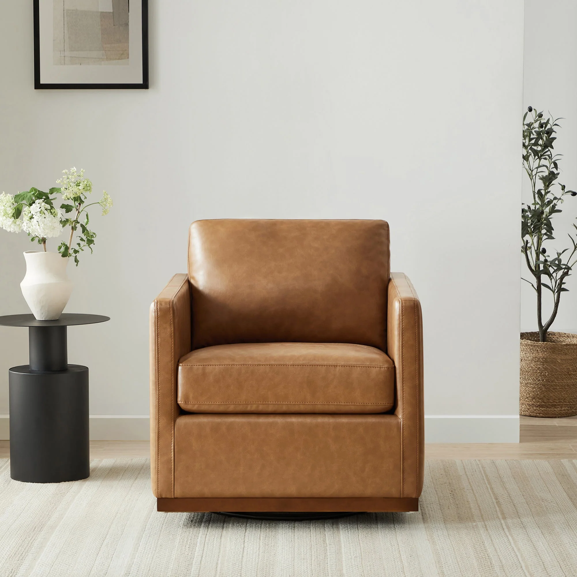 Henry Modern Swivel Accent Chair - Image 22