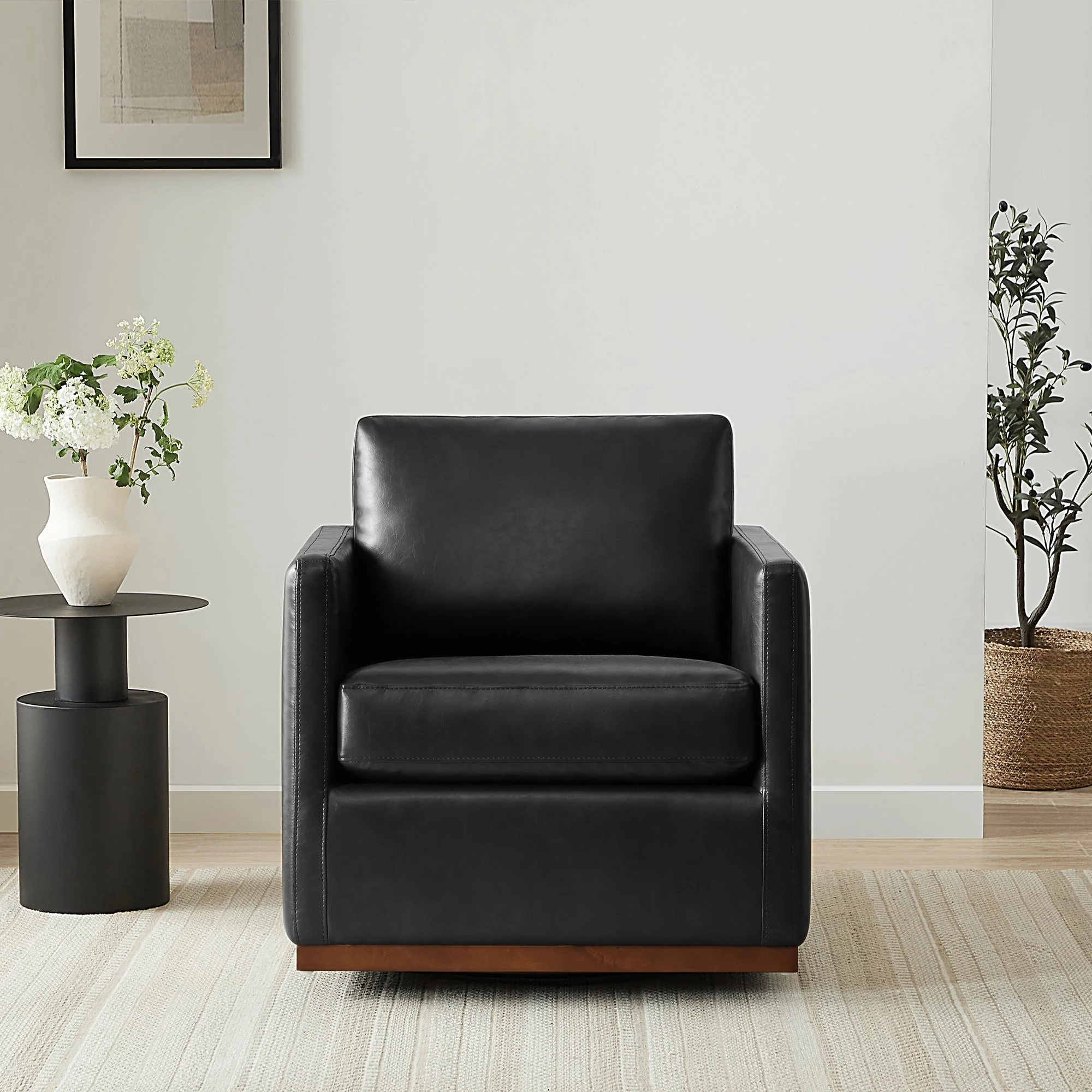 Henry Modern Swivel Accent Chair - Image 30