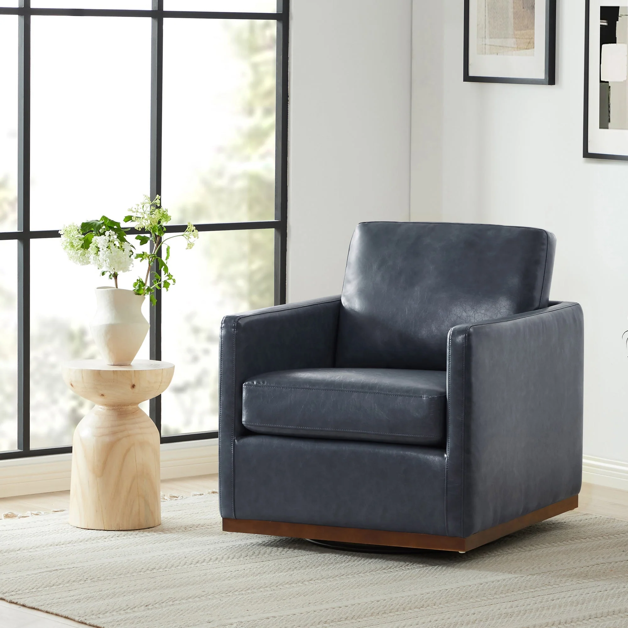 Henry Modern Swivel Accent Chair - Image 39