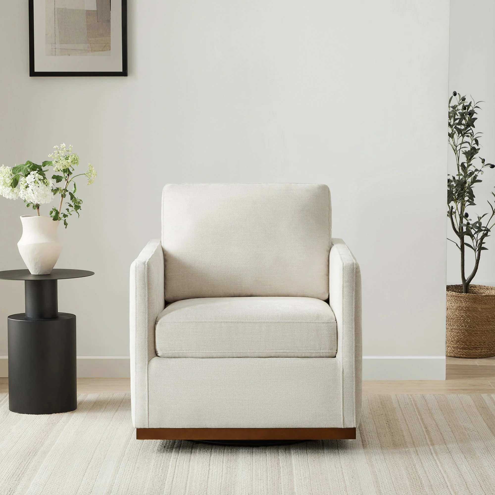Henry Modern Swivel Accent Chair - Image 5
