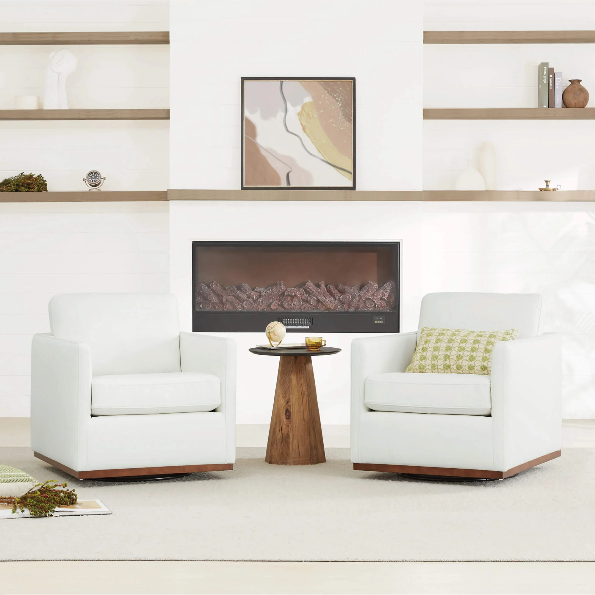 Henry Modern Swivel Accent Chair - Image 82