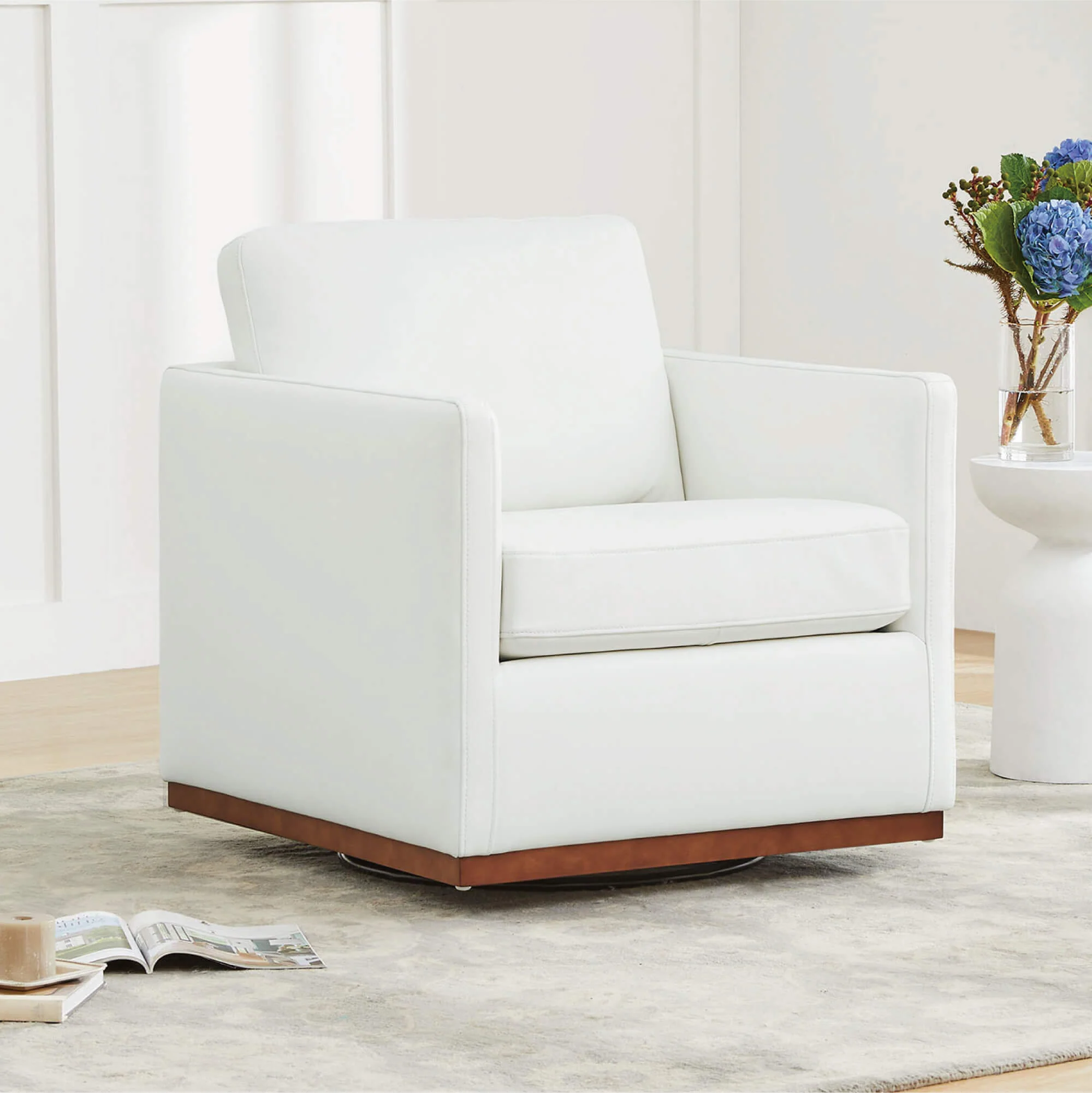 Henry Modern Swivel Accent Chair - Image 83