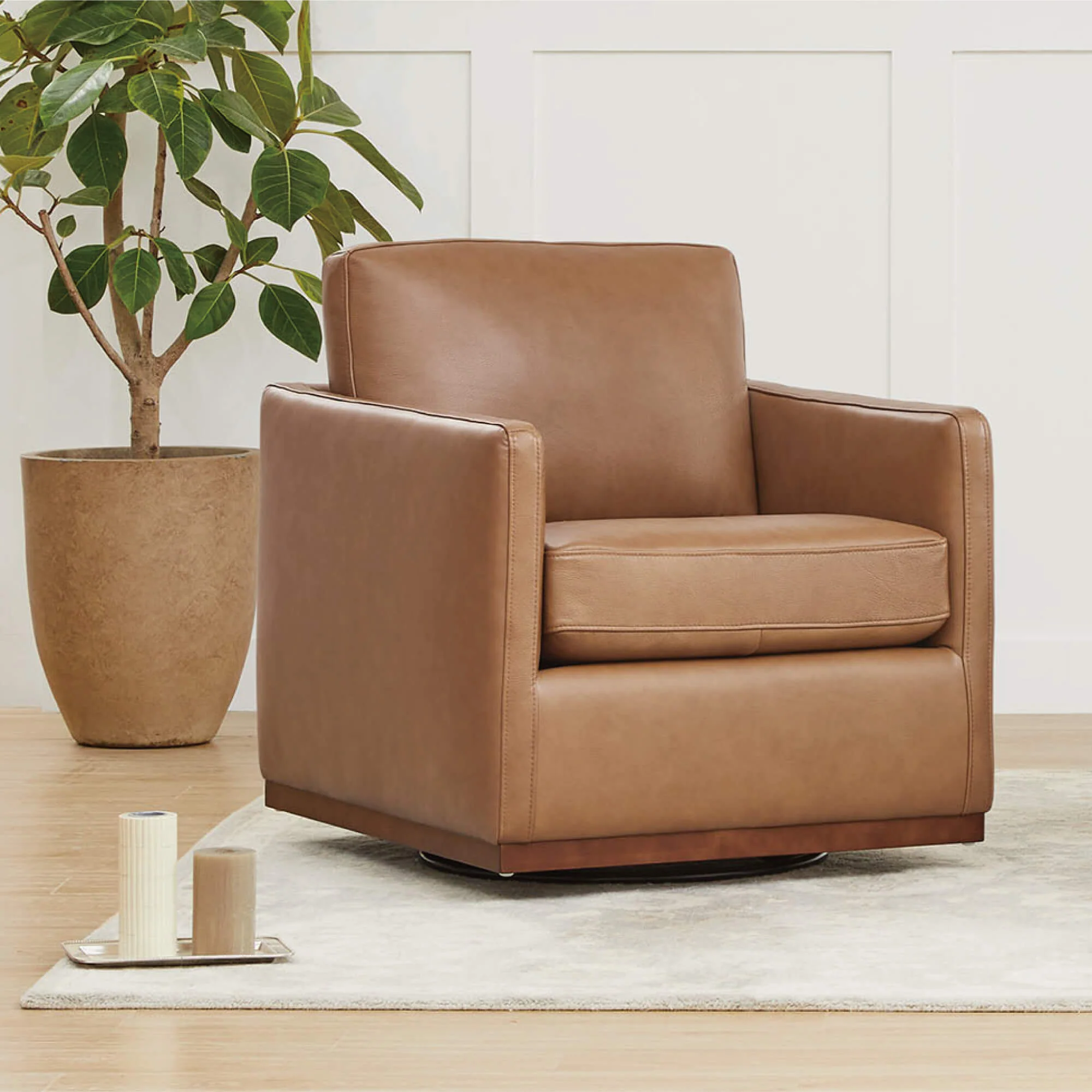 Henry Modern Swivel Accent Chair - Image 86