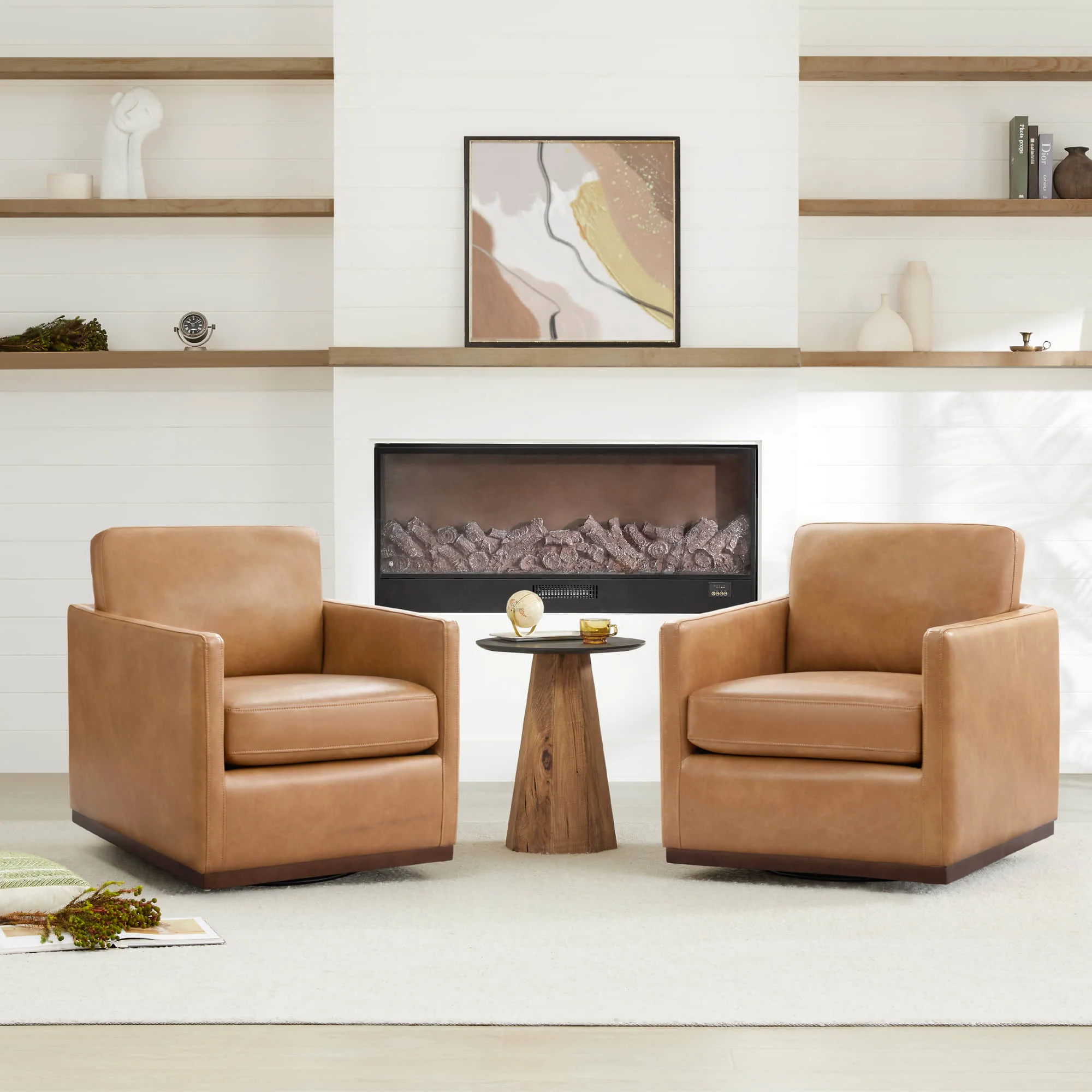 Henry Modern Swivel Accent Chair - Image 94