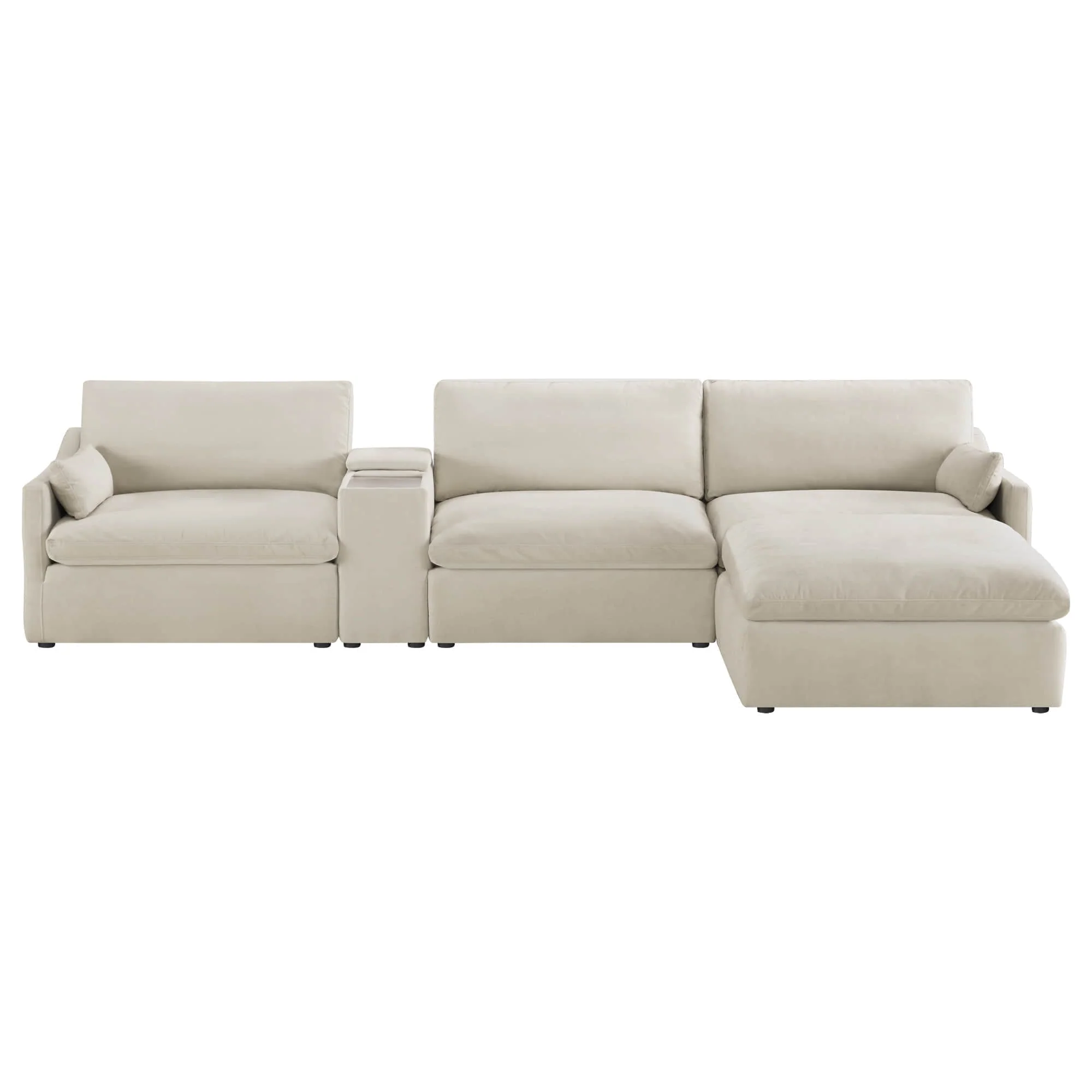 Kenna Modular 4 Seat Sofa-Chaise Sectional - Image 20
