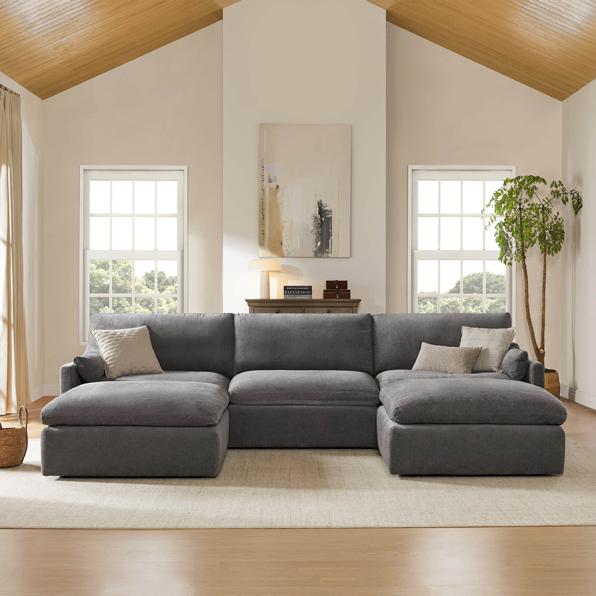 Kenna Modular 5 Seat Sofa-Chaise Sectional - Image 10