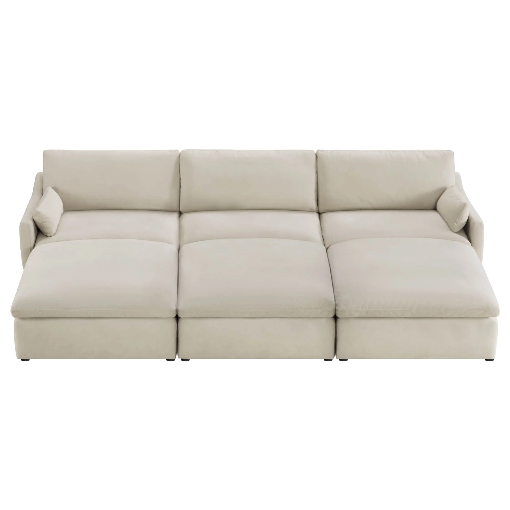 Kenna Modular 6 Seat Sofa Pit Sectional - Image 4