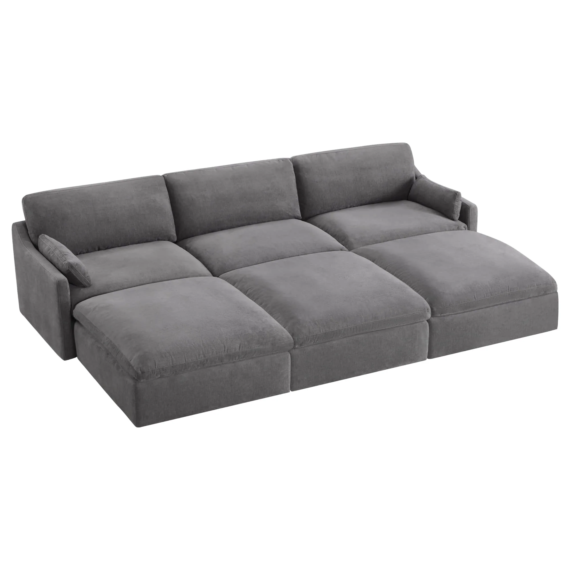 Kenna Modular 6 Seat Sofa Pit Sectional - Image 7