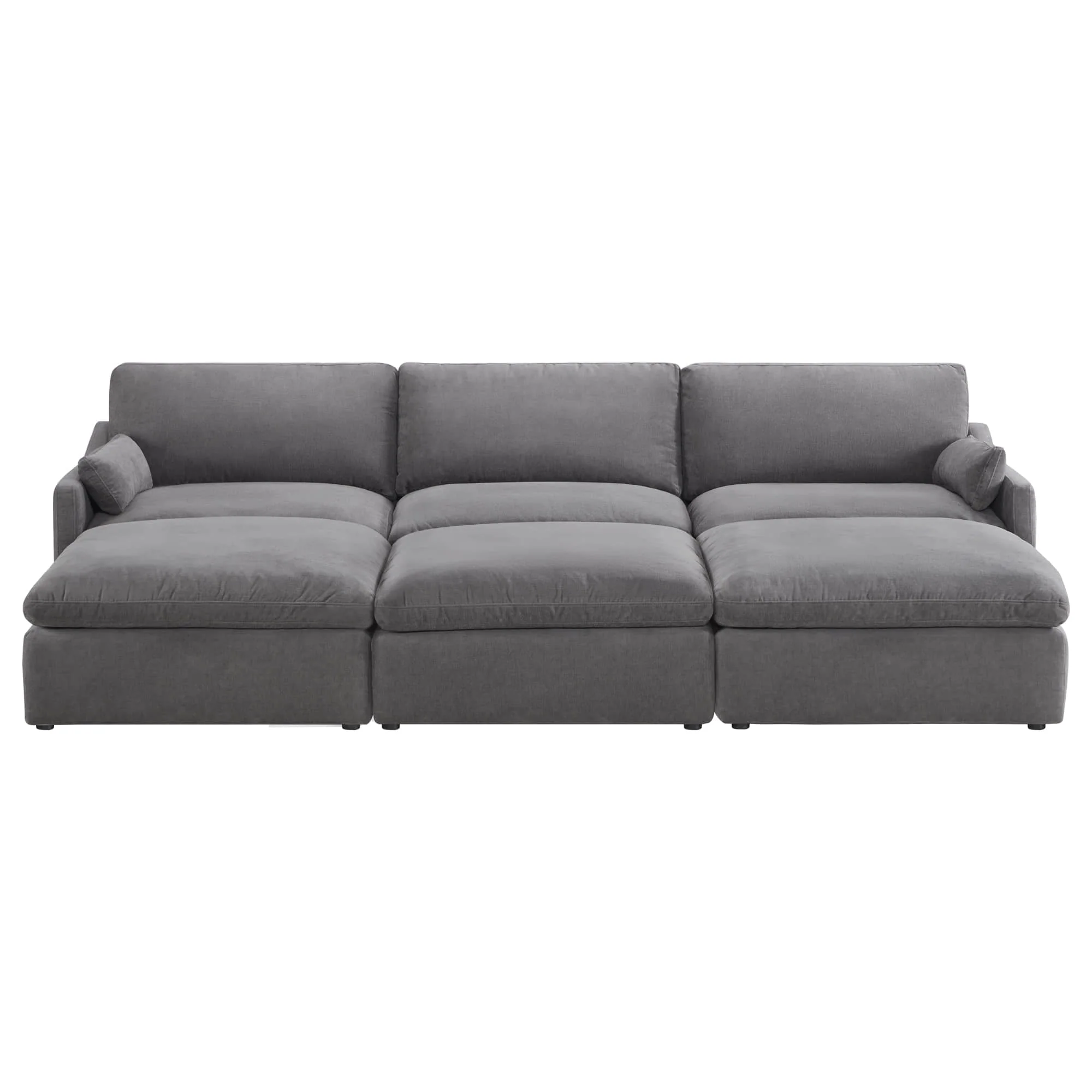 Kenna Modular 6 Seat Sofa Pit Sectional - Image 8