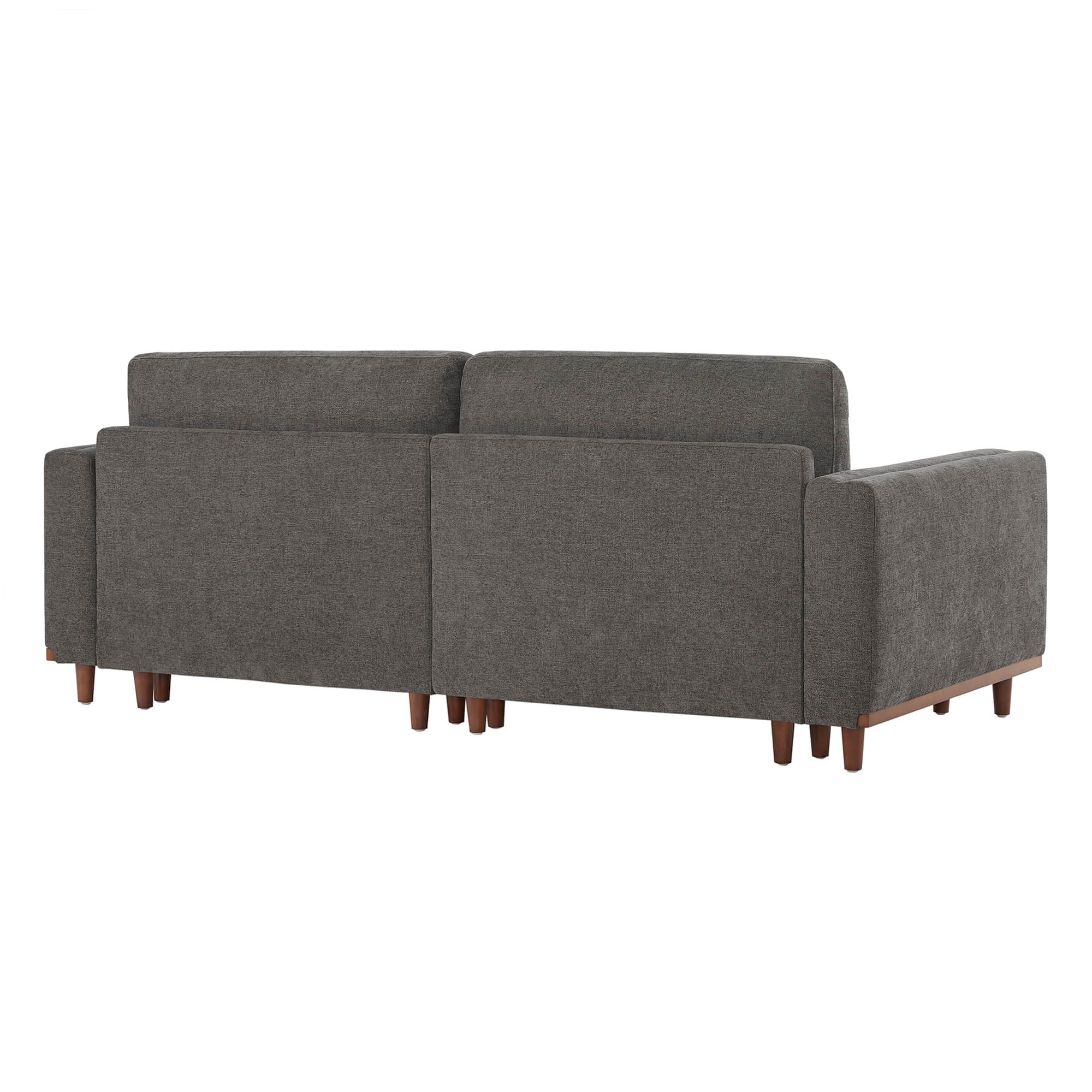 Liam 2-Piece Overstuffed Feather Wood Base Sectional Sofa - Image 15