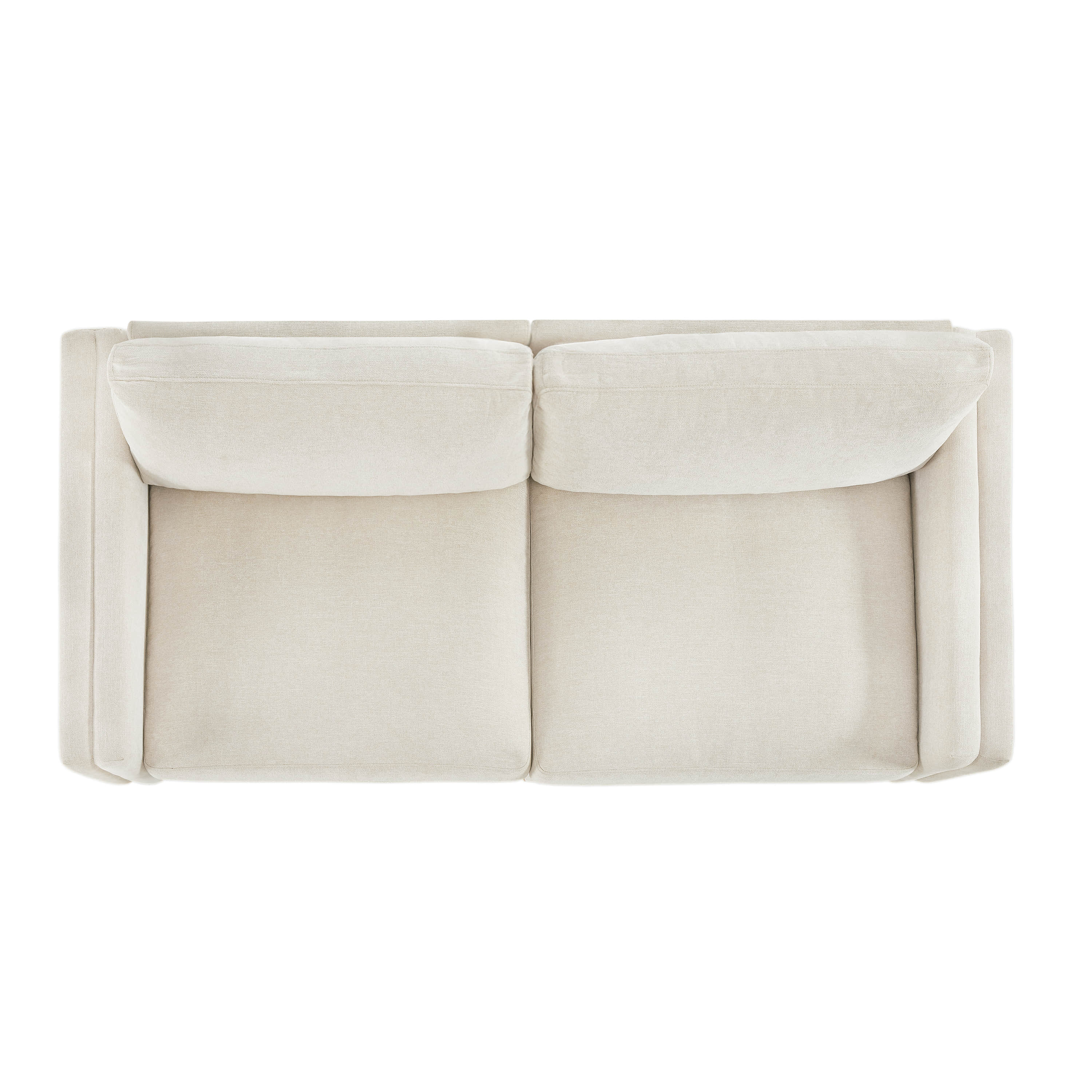 Liam 2-Piece Overstuffed Feather Wood Base Sectional Sofa - Image 7