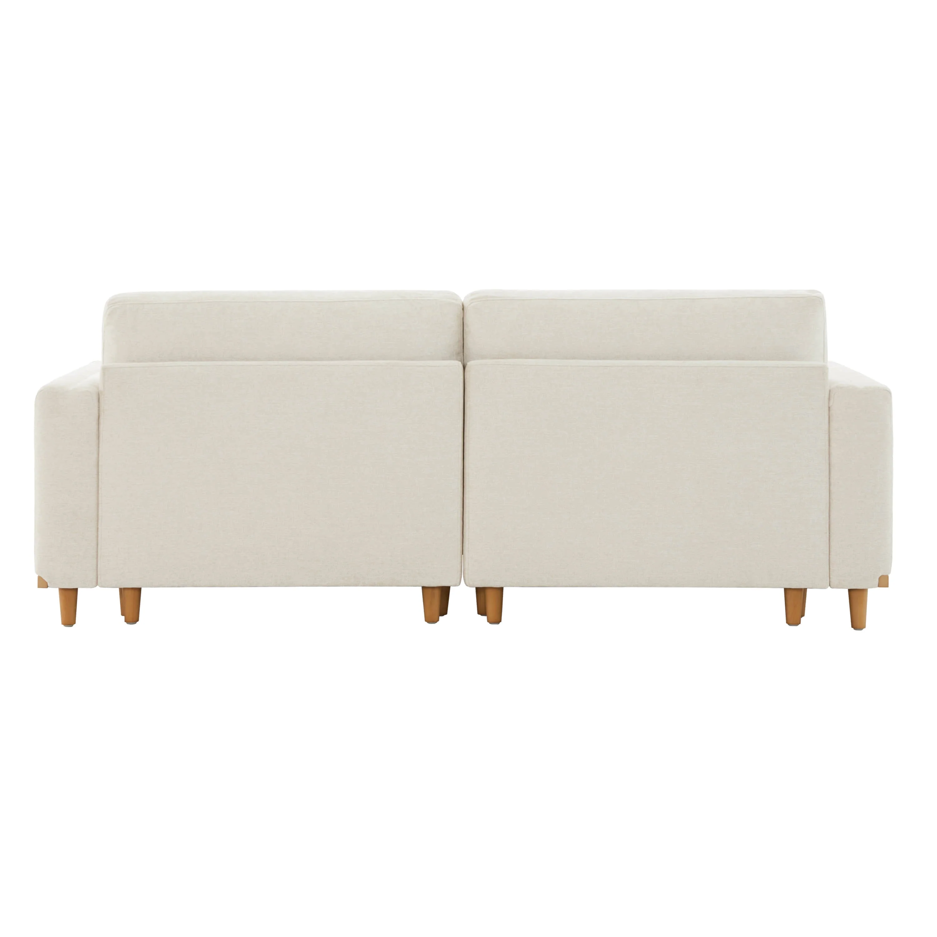 Liam 2-Piece Overstuffed Feather Wood Base Sectional Sofa - Image 8