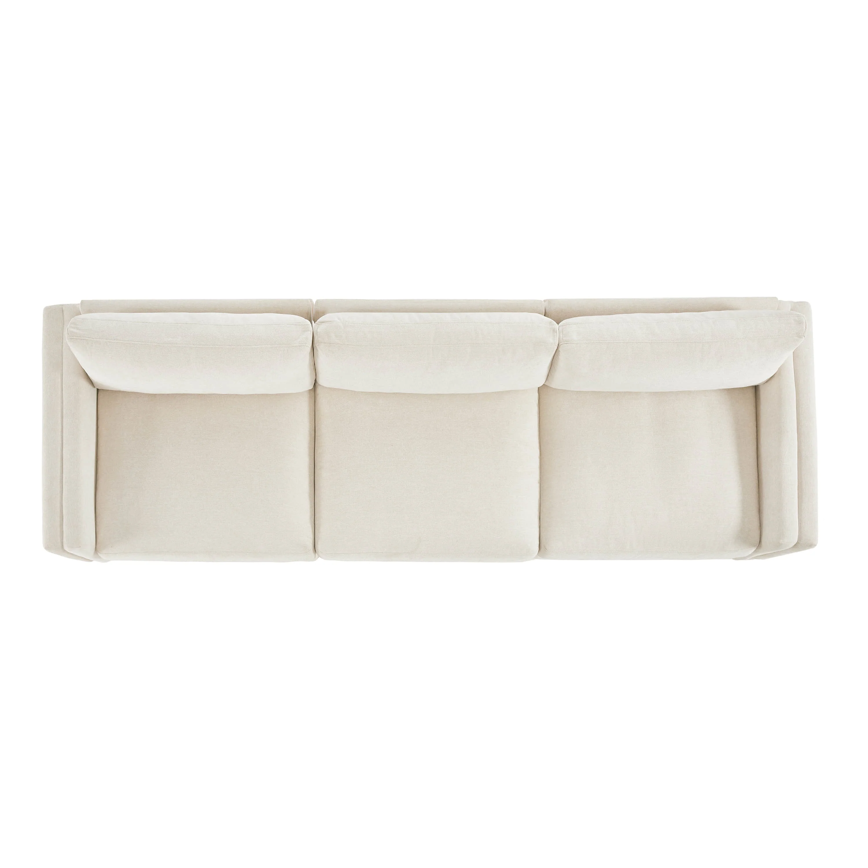 Liam 3-Piece Overstuffed Feather Wood Base Sectional Sofa - Image 12