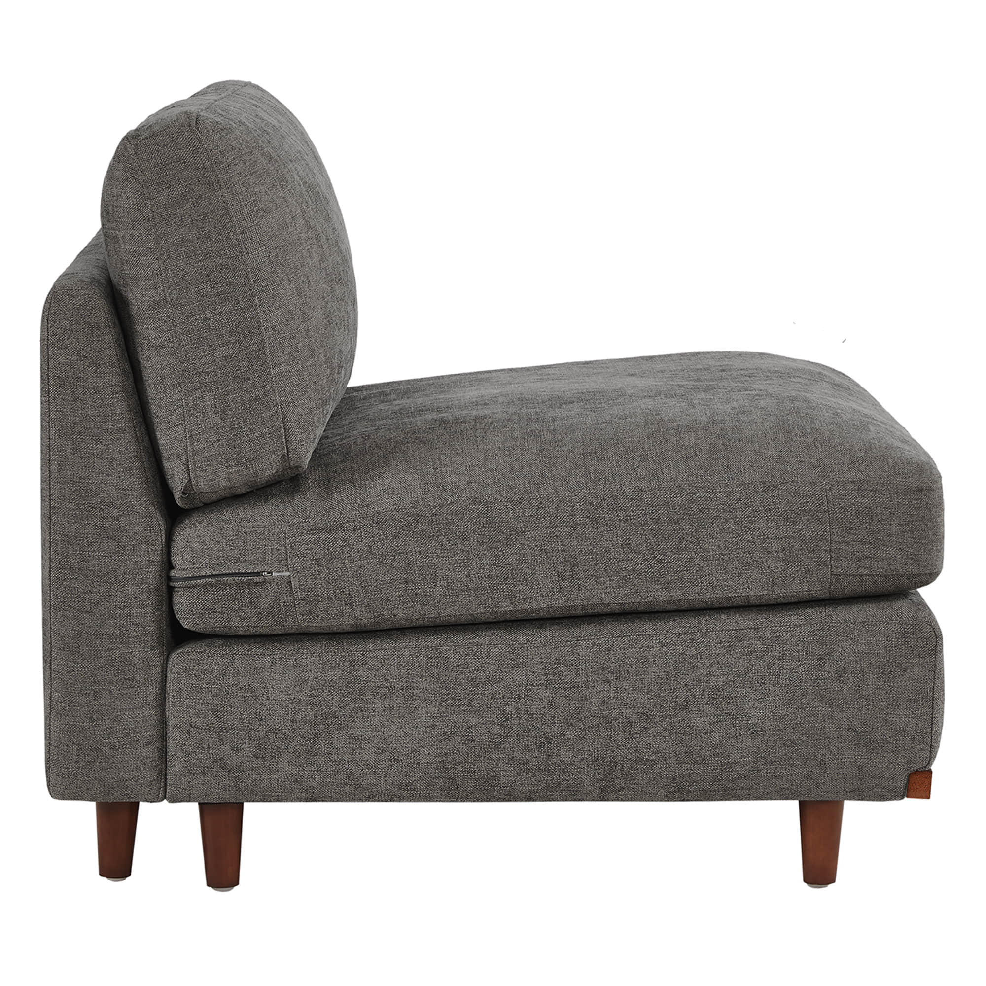 Liam 3-Piece Overstuffed Feather Wood Base Sectional Sofa - Image 43